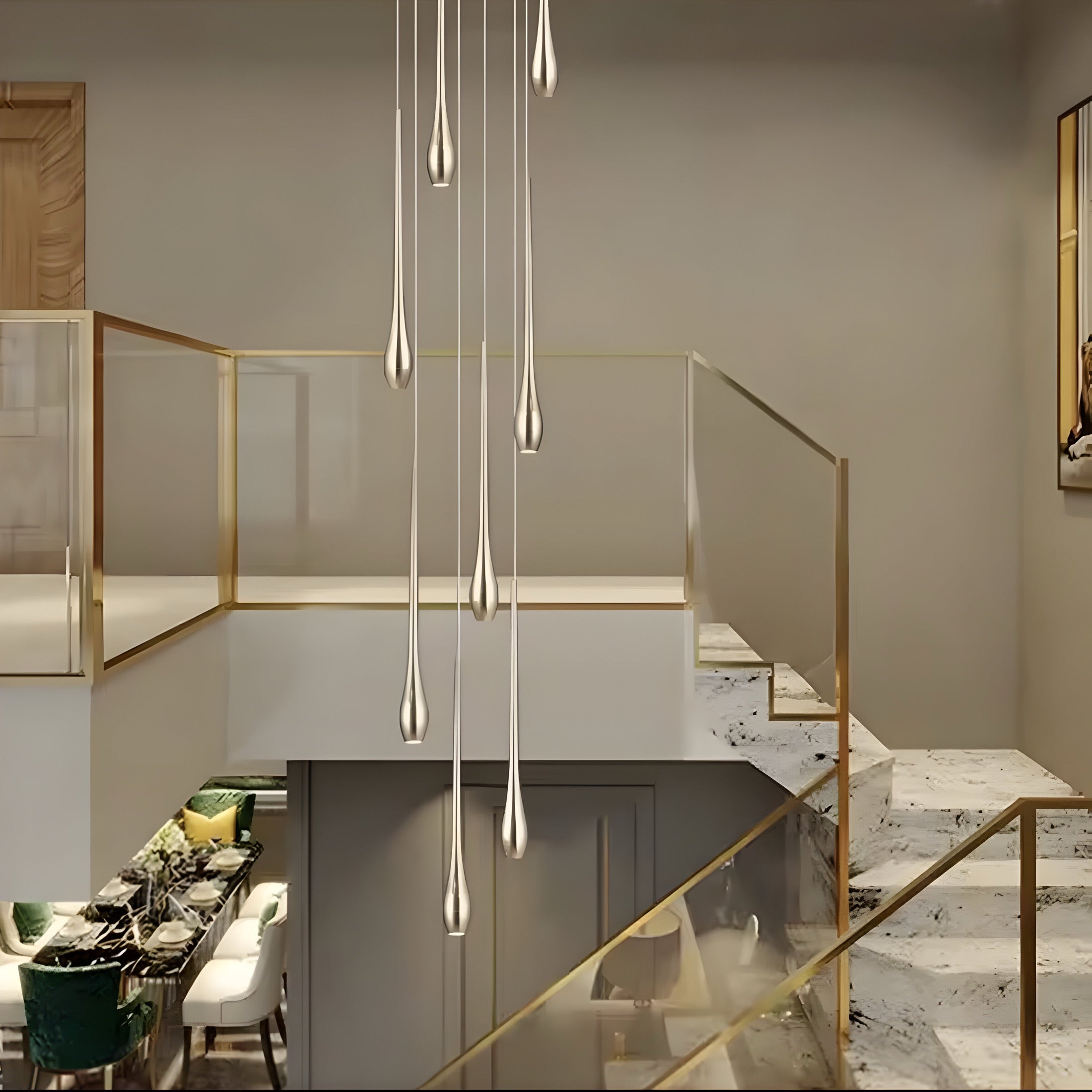 Designer chandelier Gambo