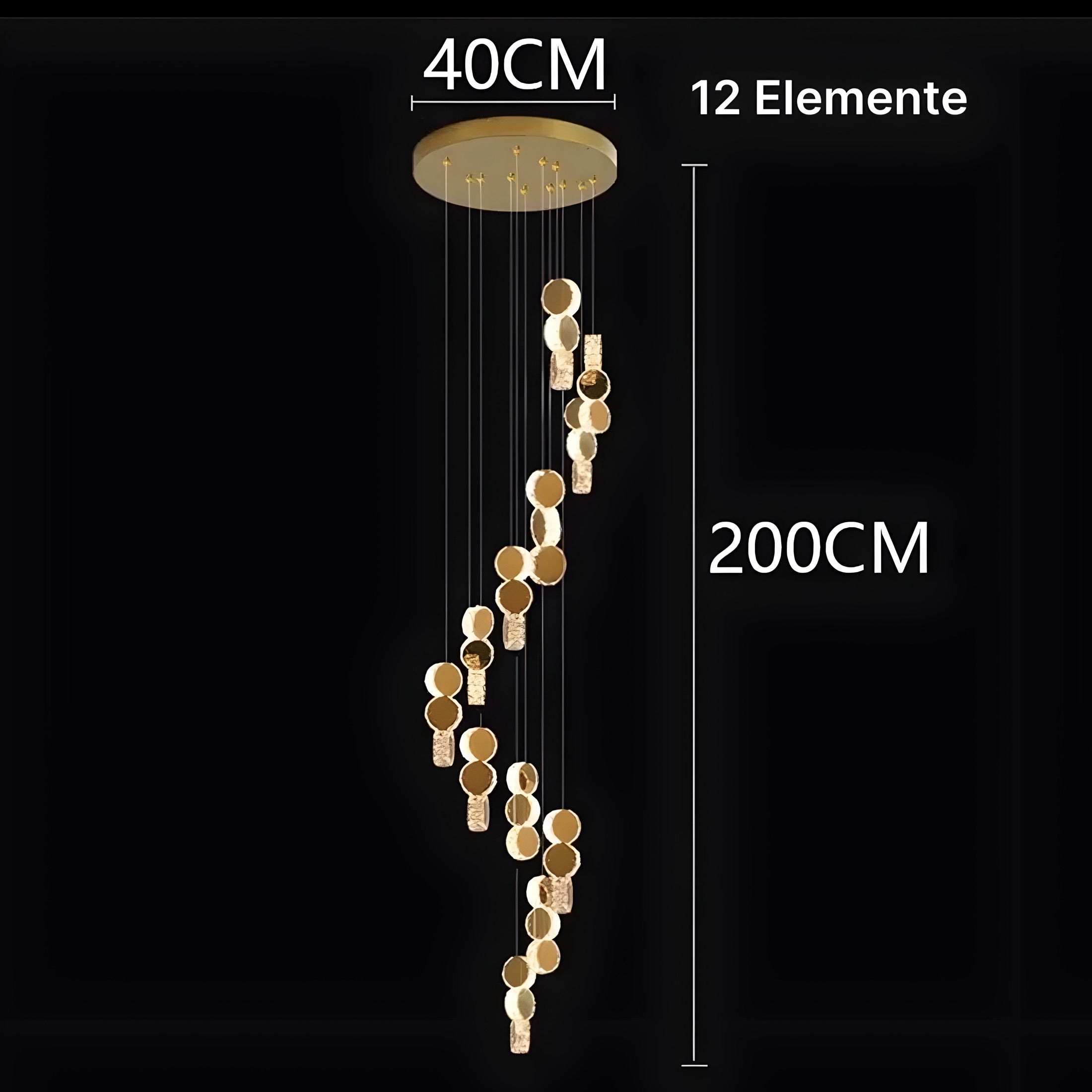 Kronleuchter Tamburo Diamanto