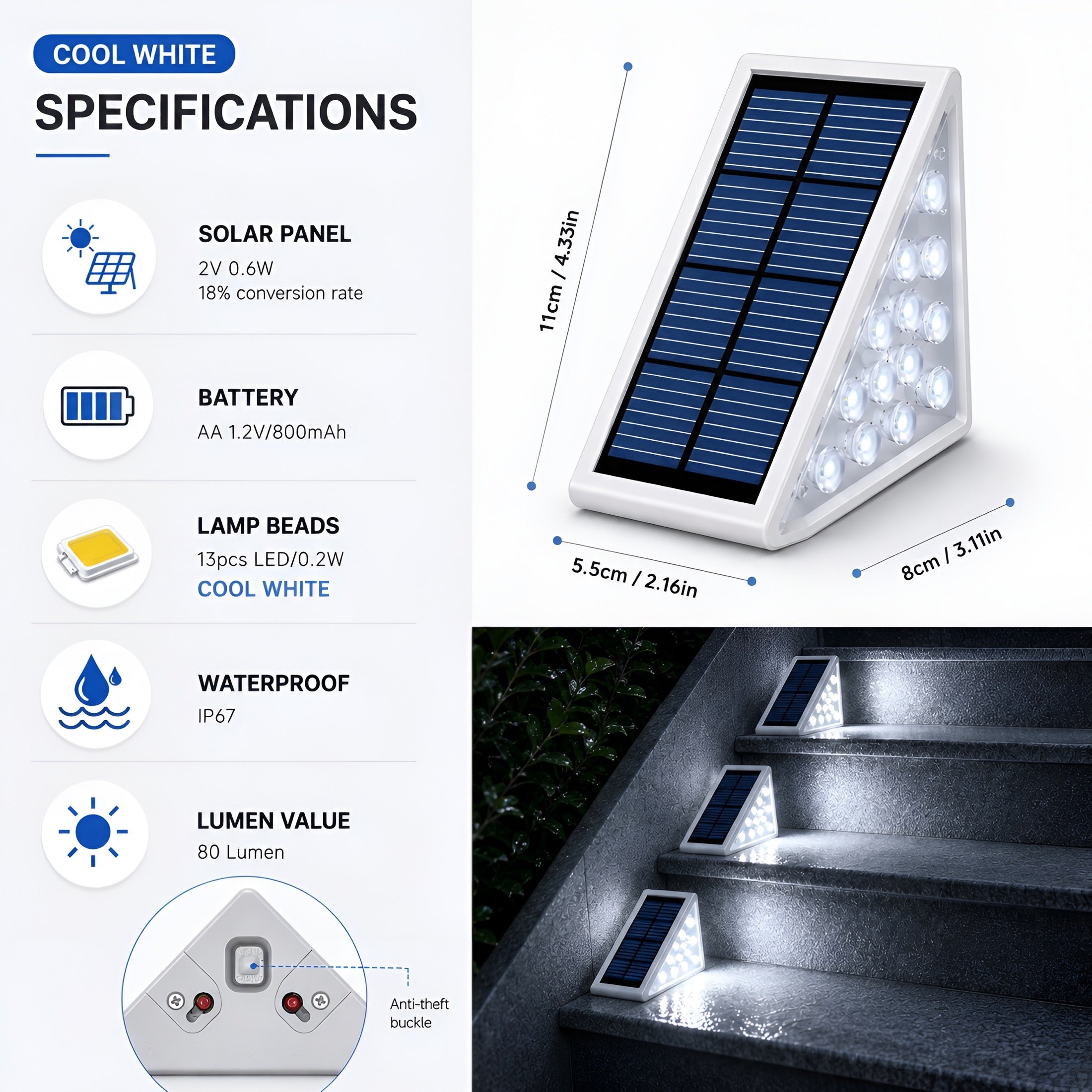 Outdoor Treppenleuchte SolarStep