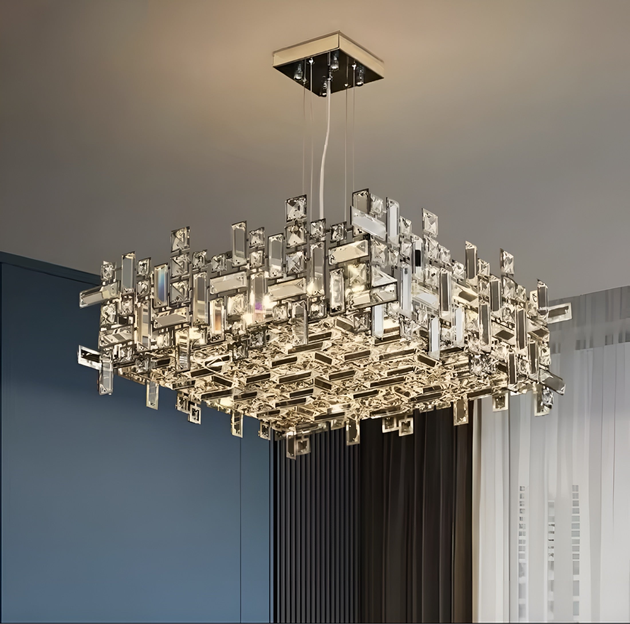 Pendant Lamp Cristallo Quadrato