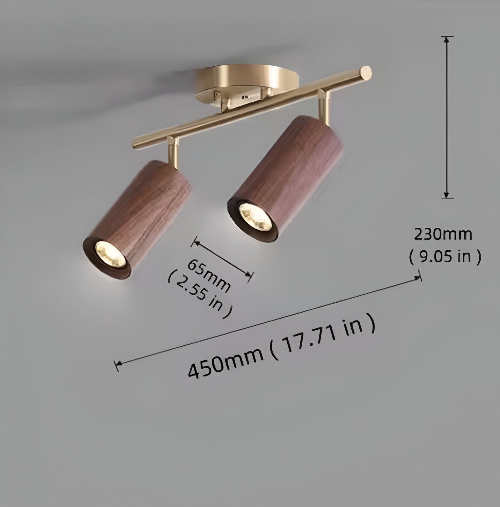 Deckenlampe Walnut Pure