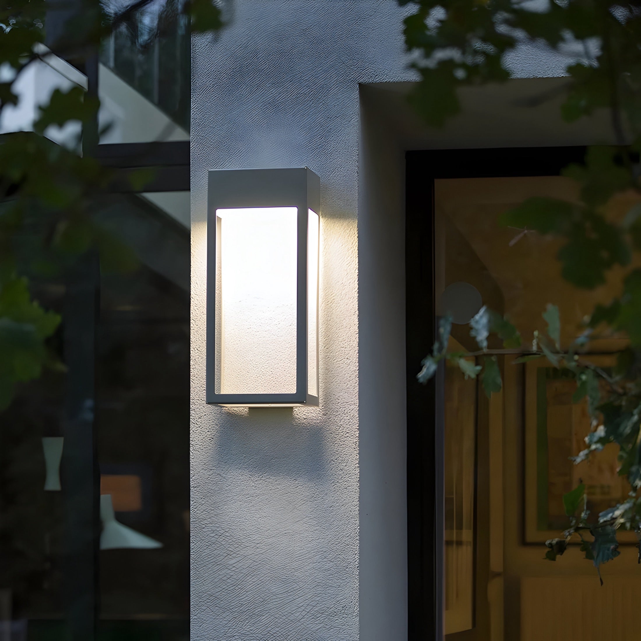 Outdoor Lampe Scatola Vetro