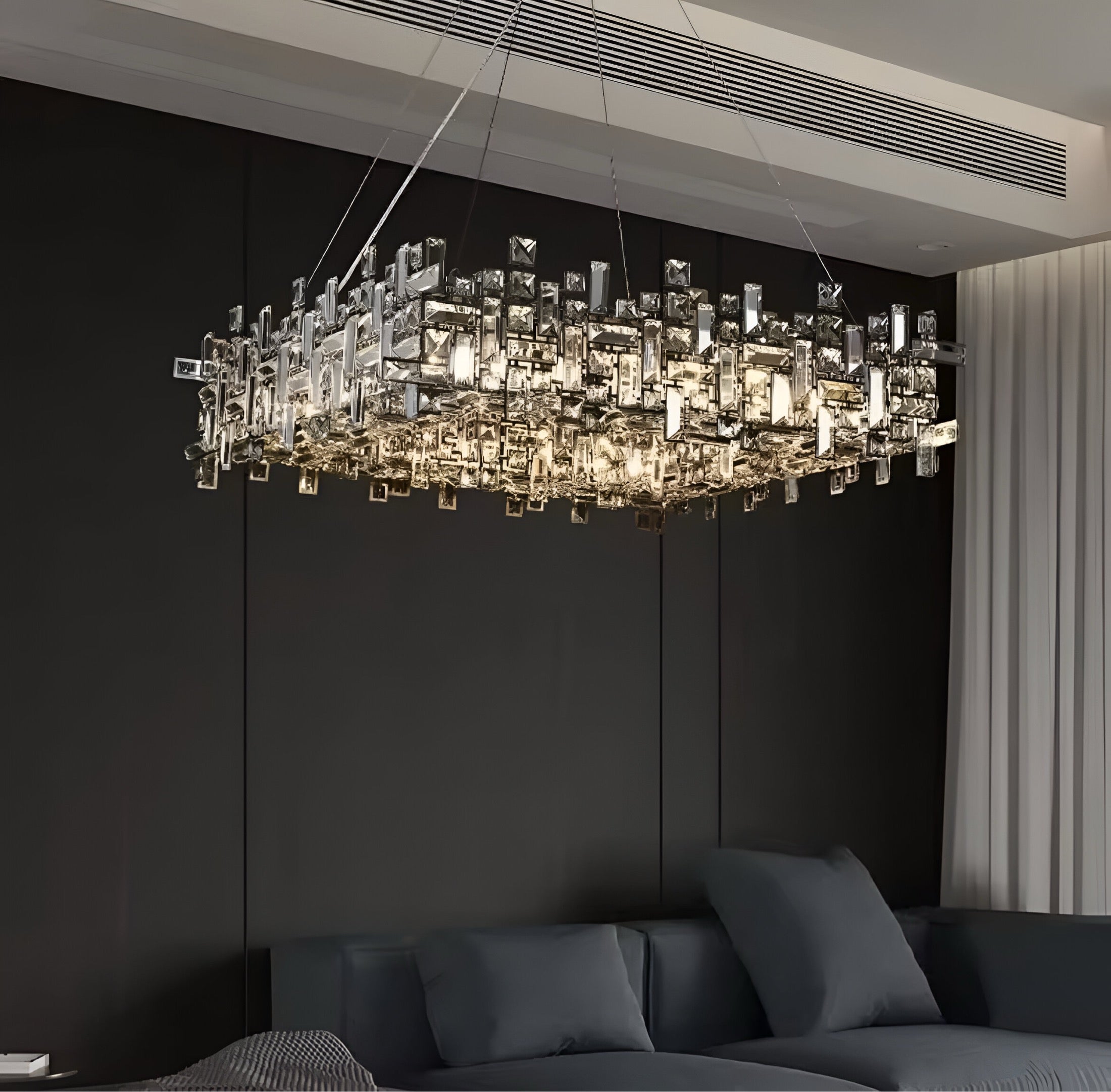 Pendant Lamp Cristallo Quadrato