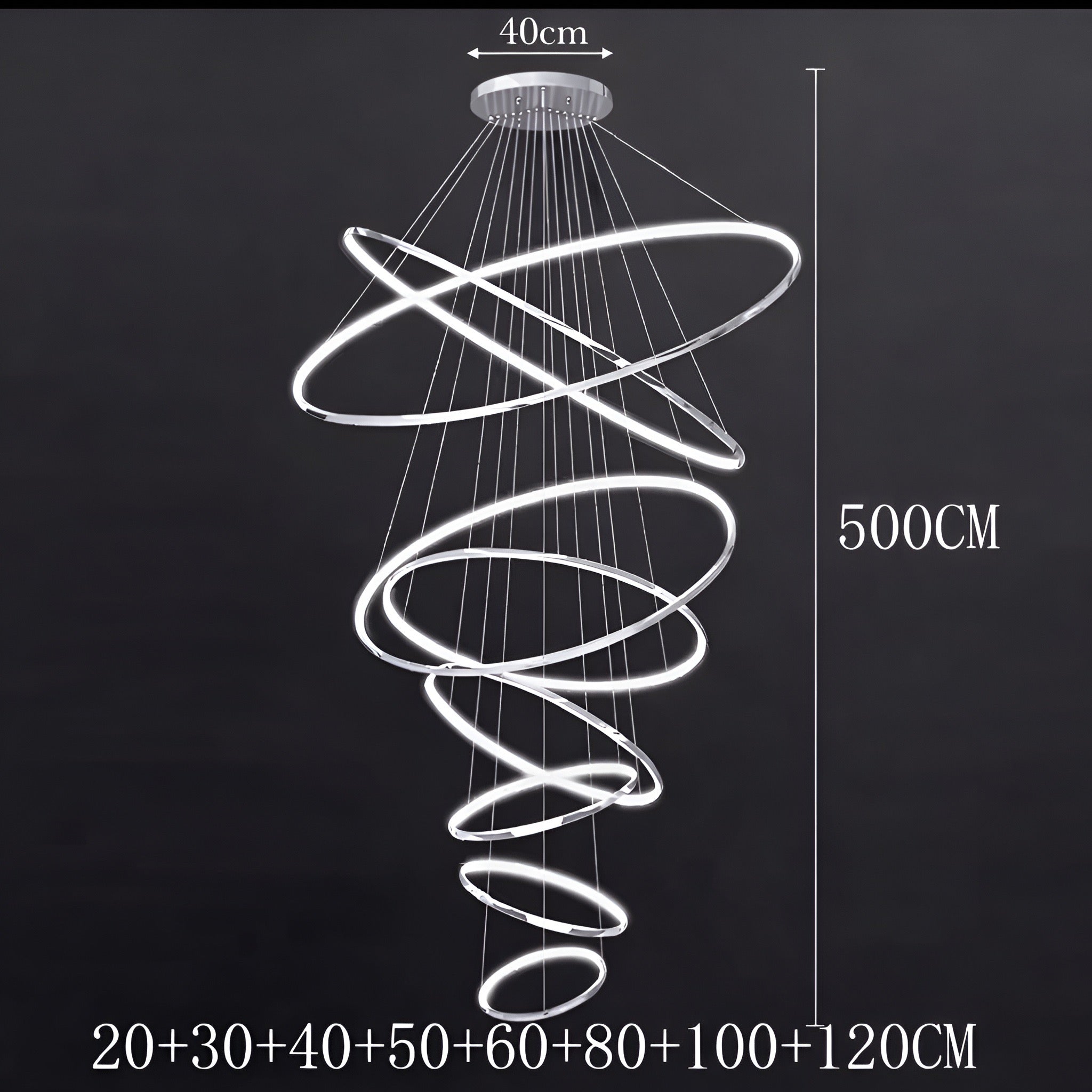 Chandelier Nordic Circla