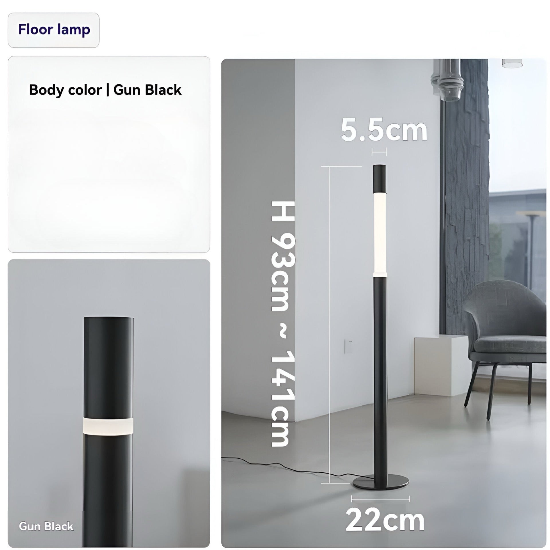Lampadaire design Palo Moderne