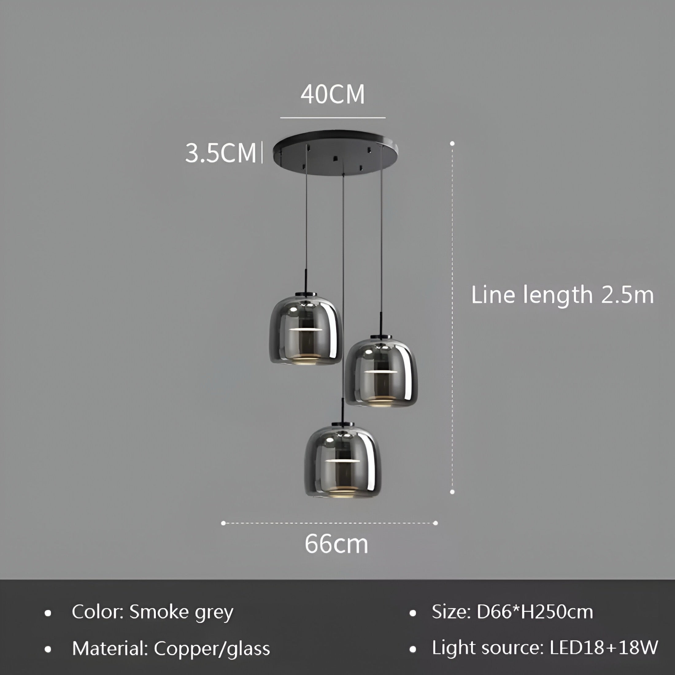 Suspension Cresta Modern