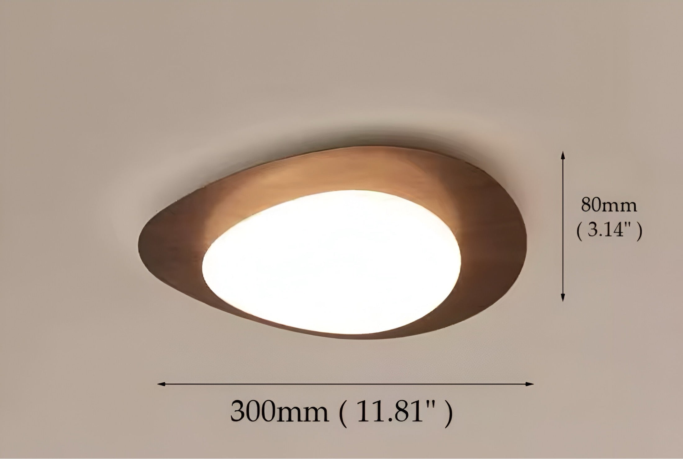 Deckenlampe Walnut Vision