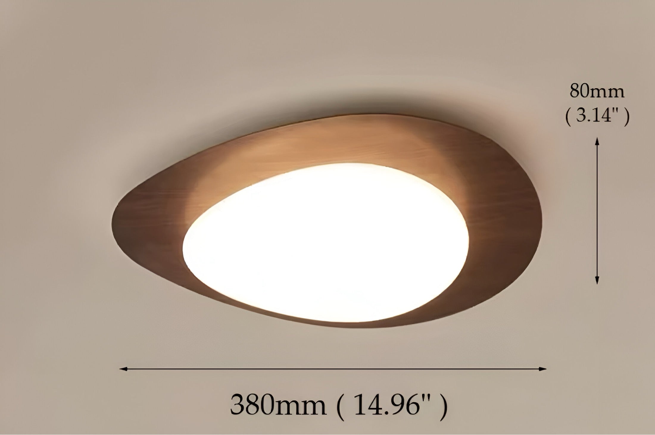 Deckenlampe Walnut Vision