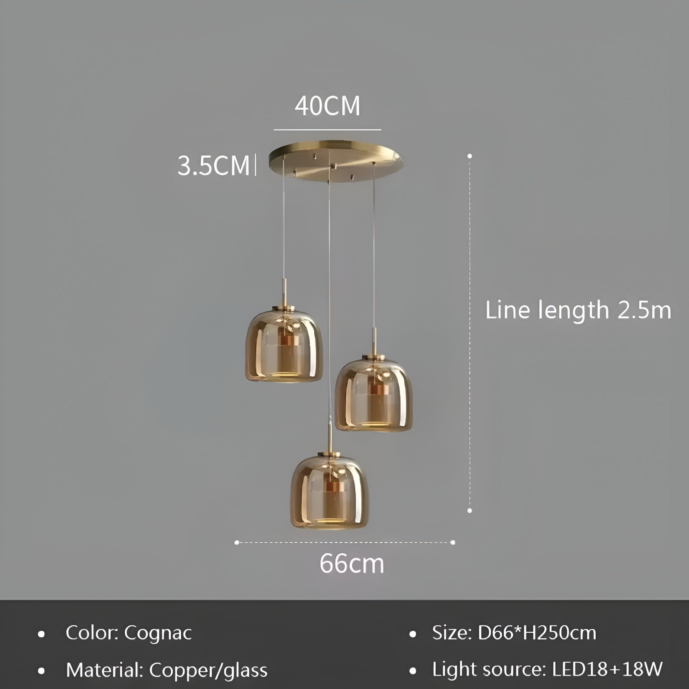 Suspension Cresta Modern
