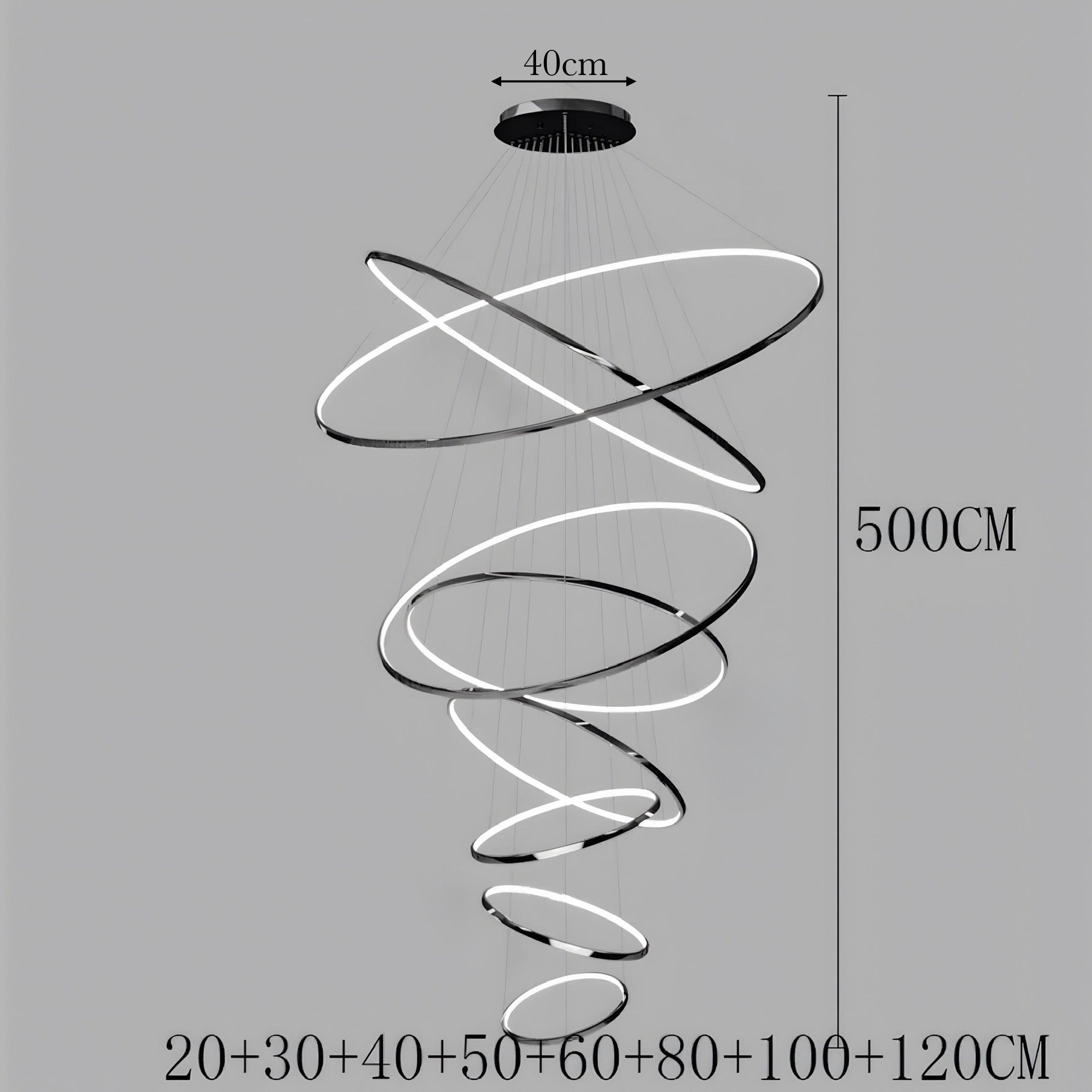 Kronleuchter Nordic Circla