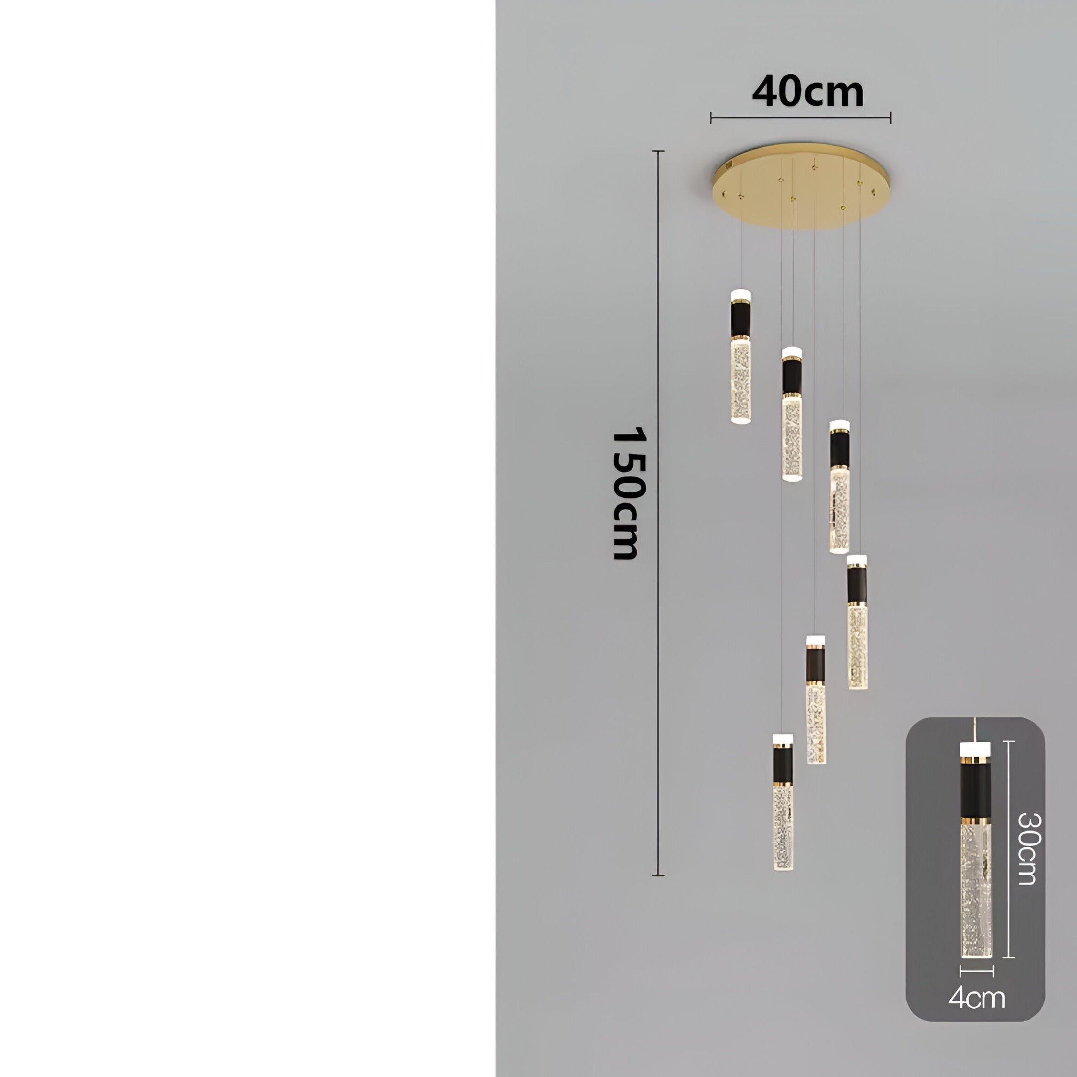 Designer chandelier Aste Deluxe