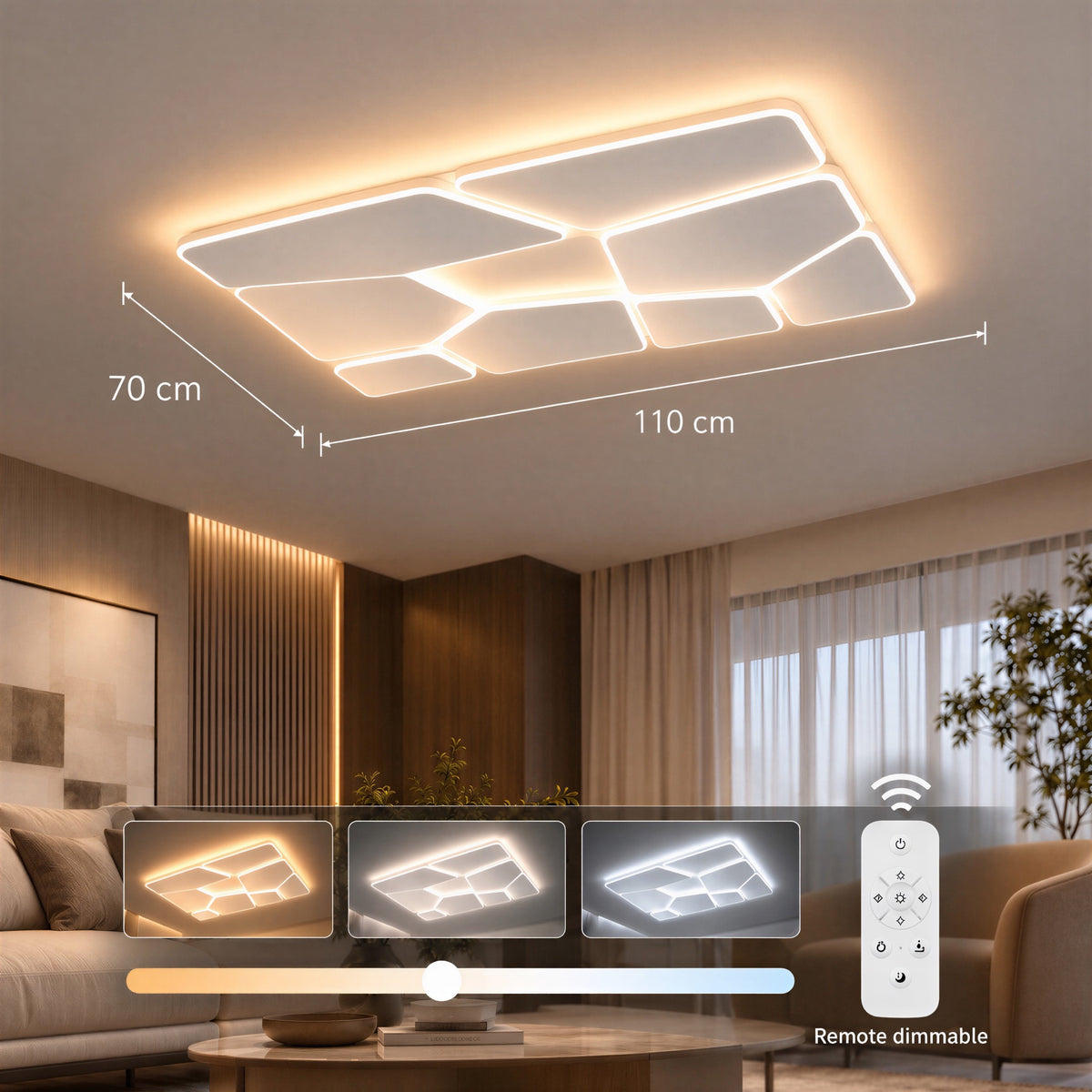 LED Deckenlampe Mosaic