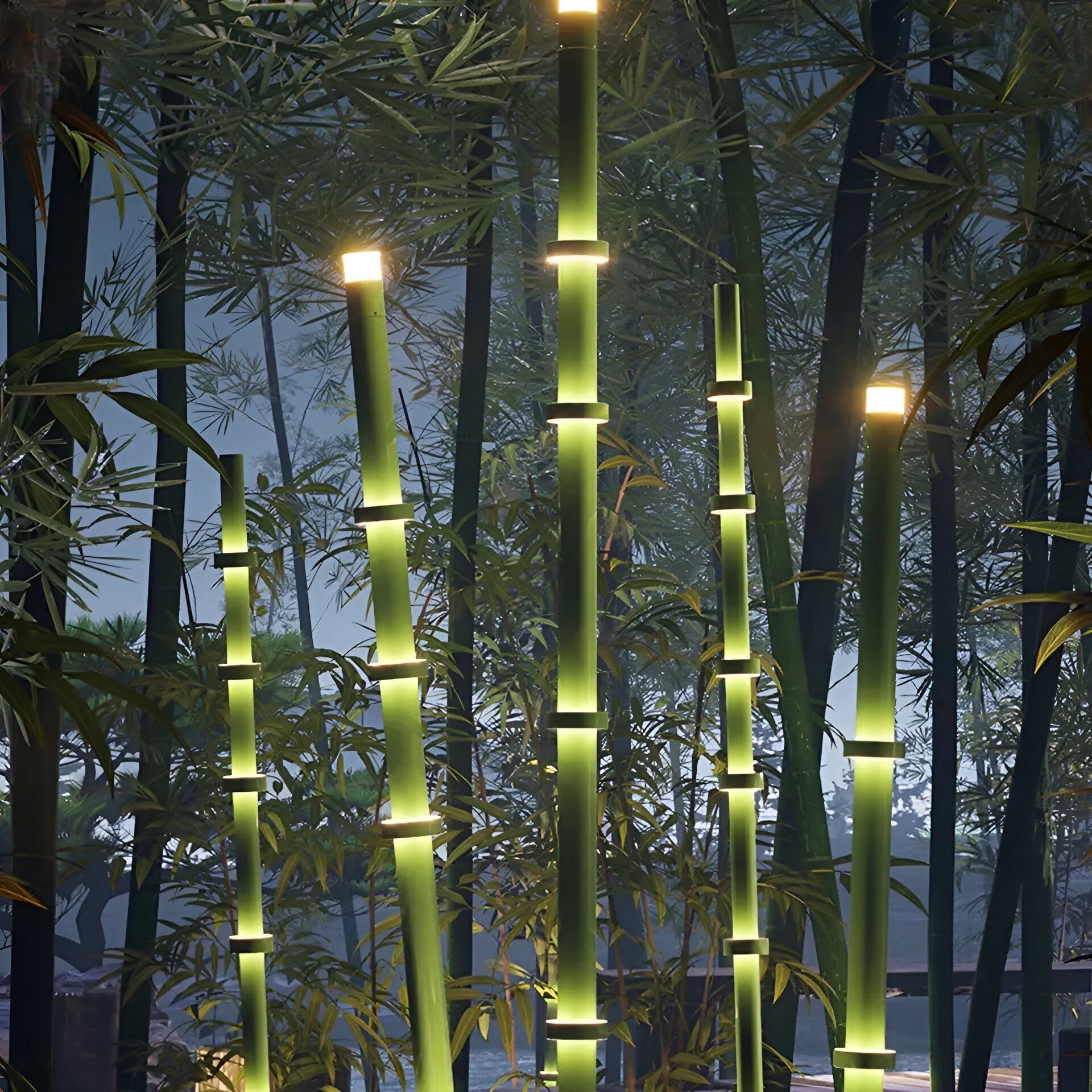 Outdoor Lampe Modern Bamboo