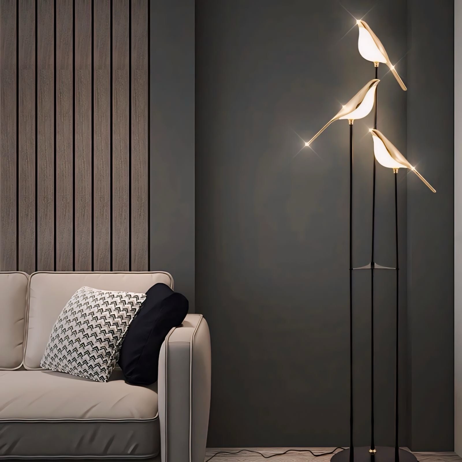 moderne stehlampe volare