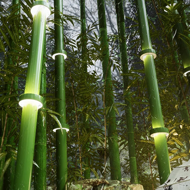 außenleuchte bambus Outdoor Lampe Modern Bamboo