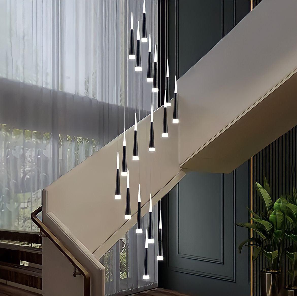 Duplex Kronleuchter Cornet - BUYnBLUE 