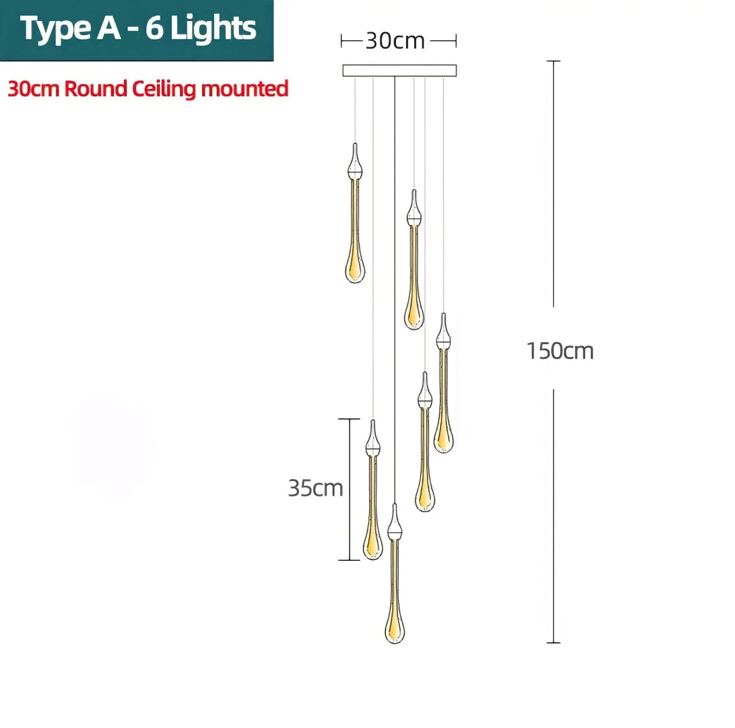 Duplex Lustre Waterdrop - BUYnBLUE 