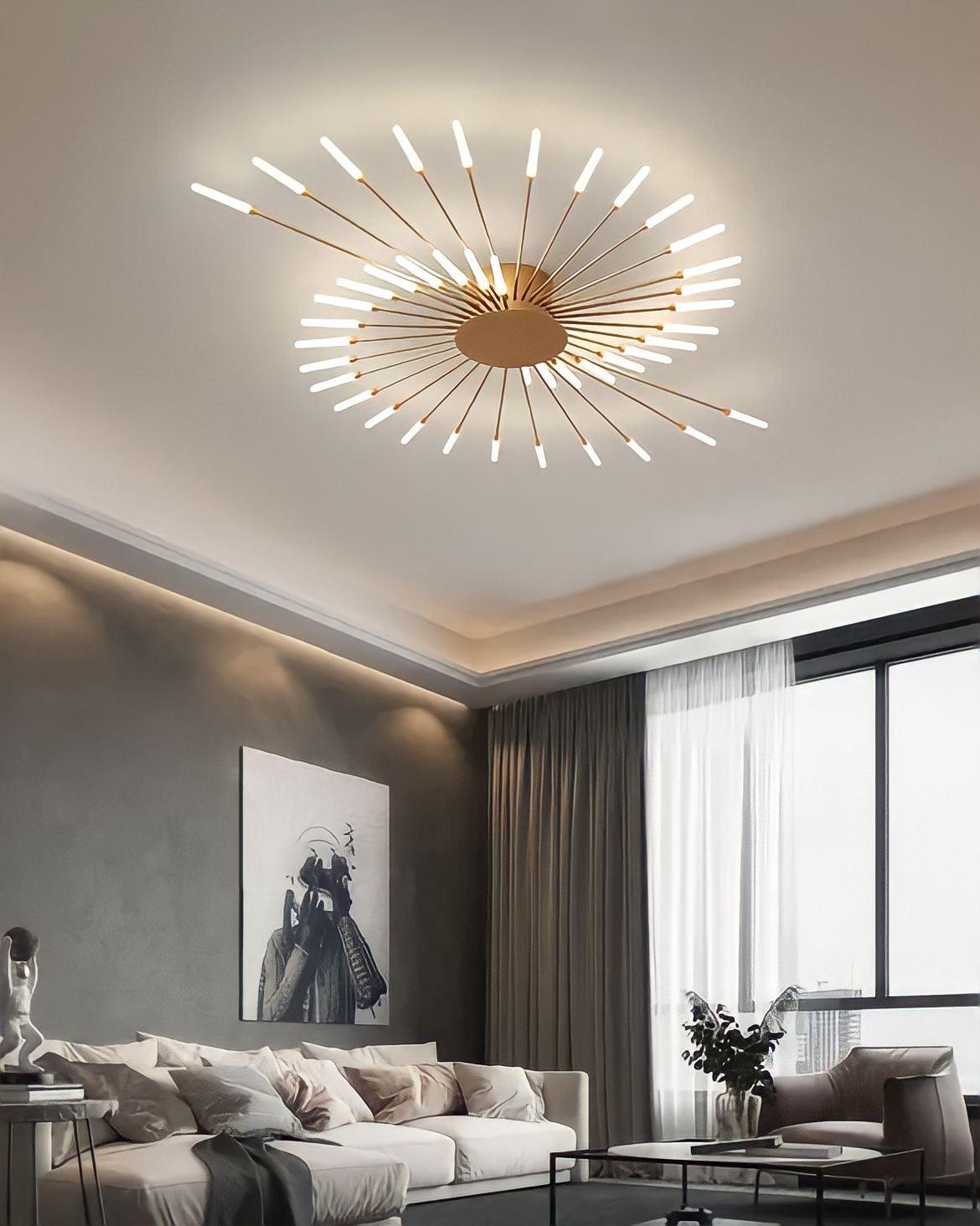 Modern ceiling lamp in spike design - BUYnBLUE 