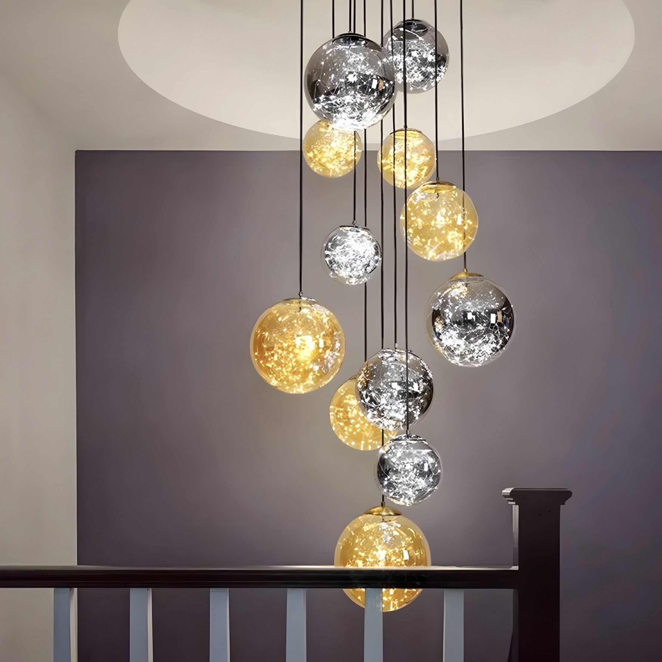 Nordic Bicolor chandelier