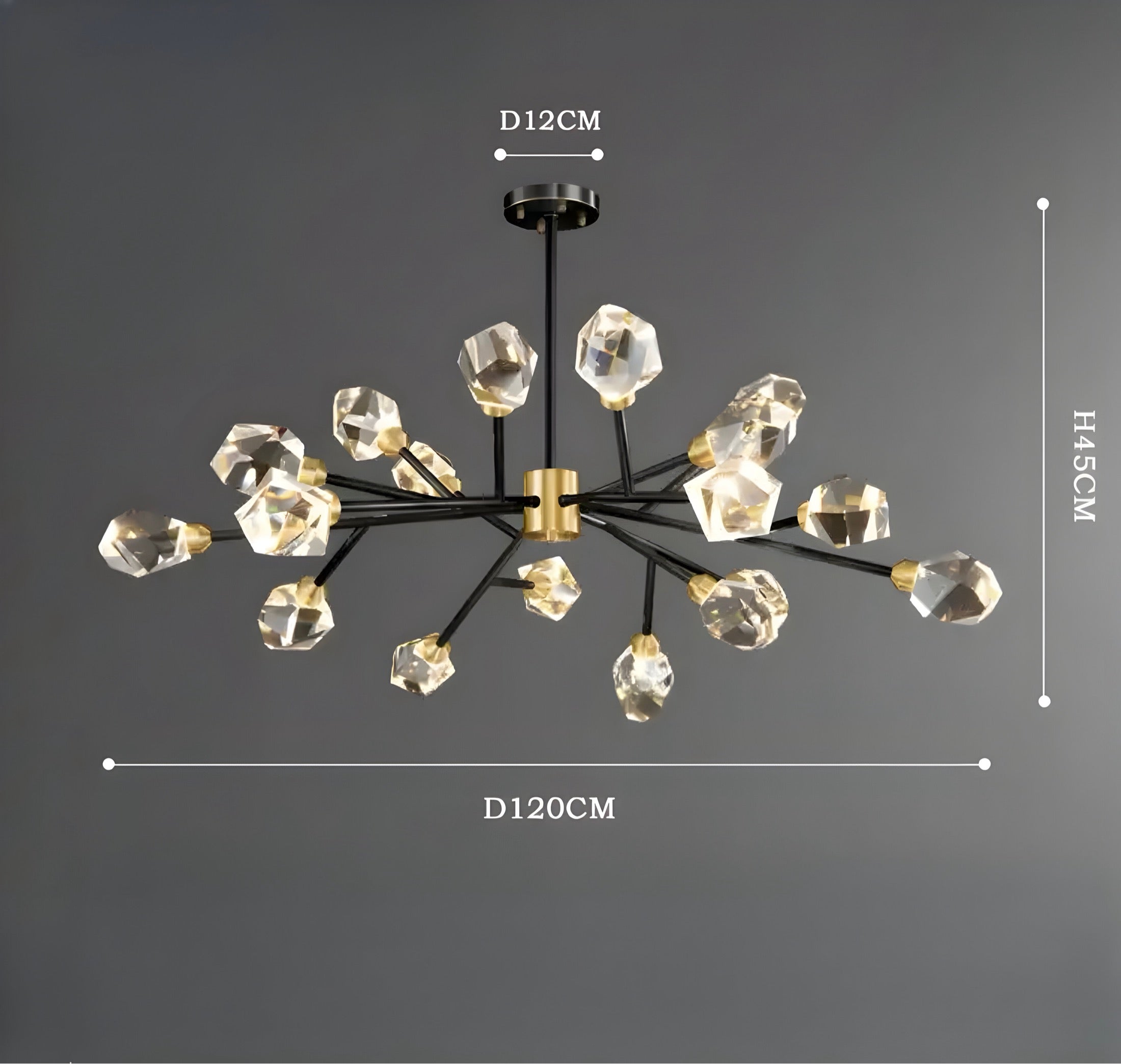 Ceiling lamp Modern Cristallo