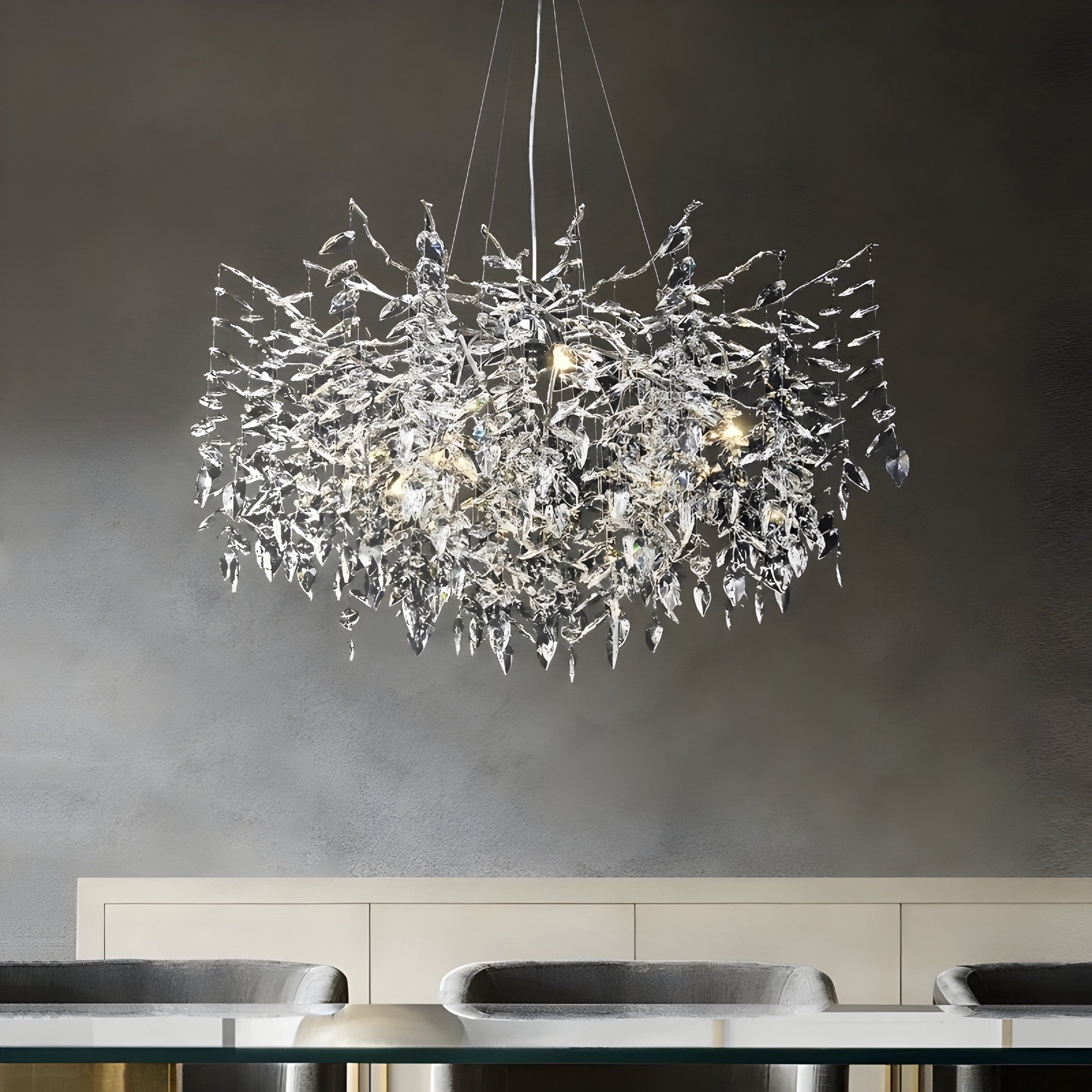 Designer chandelier Scintillio