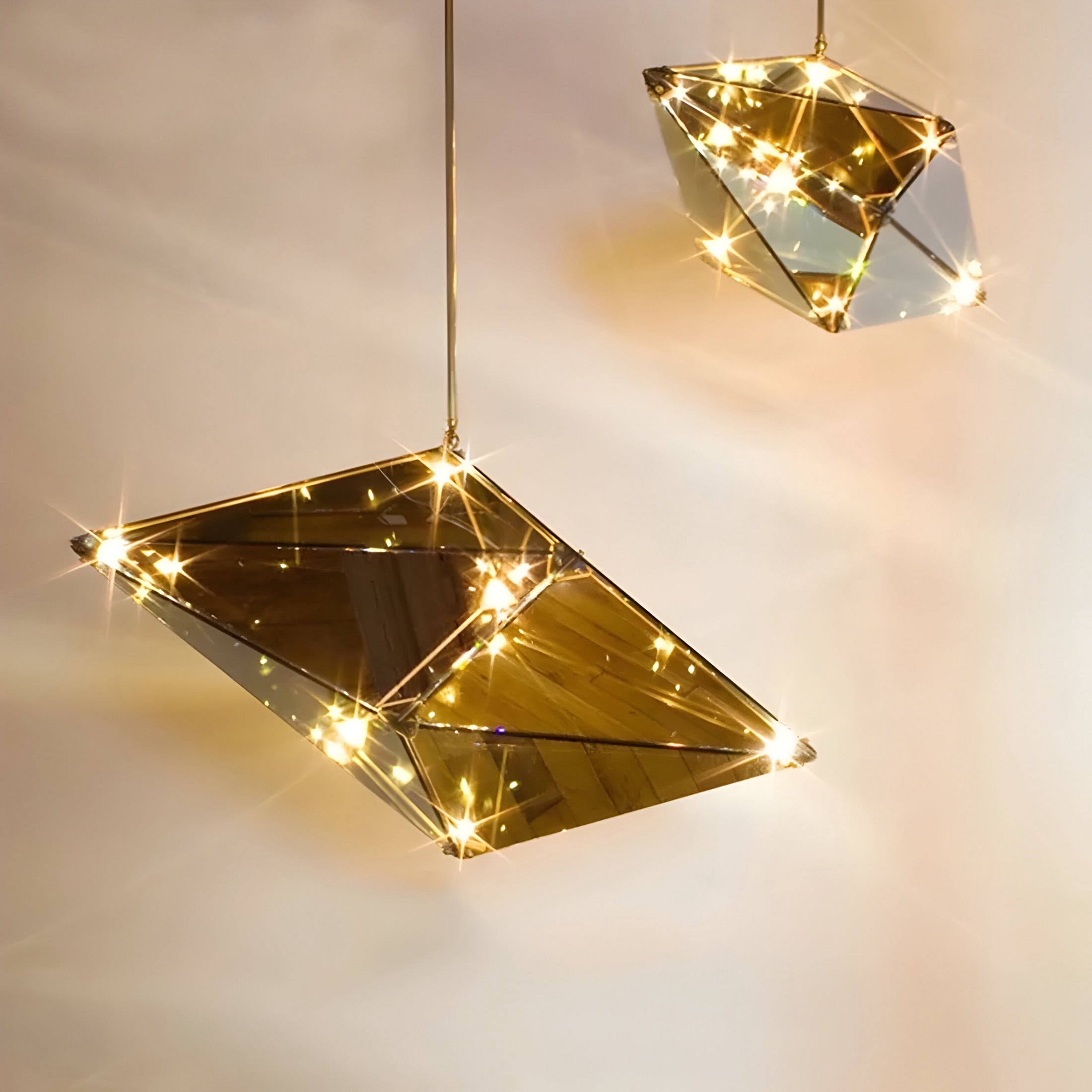 Modern Pendant Lamp Diamante Grezzo