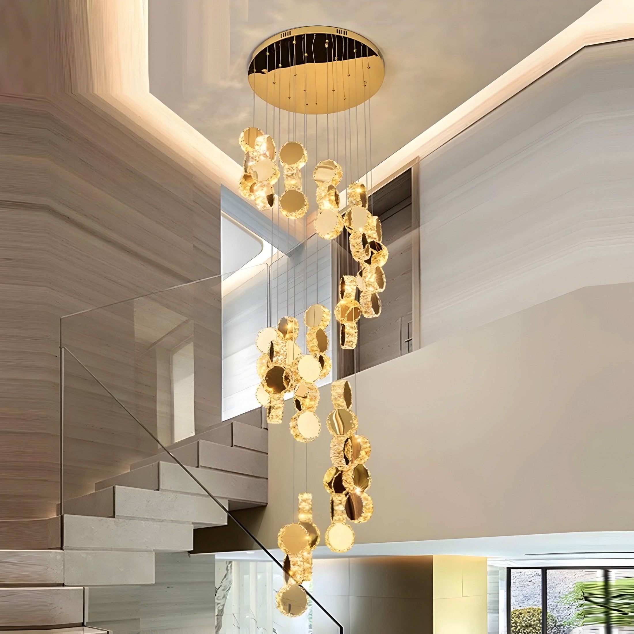 Tamburo Diamanto chandelier