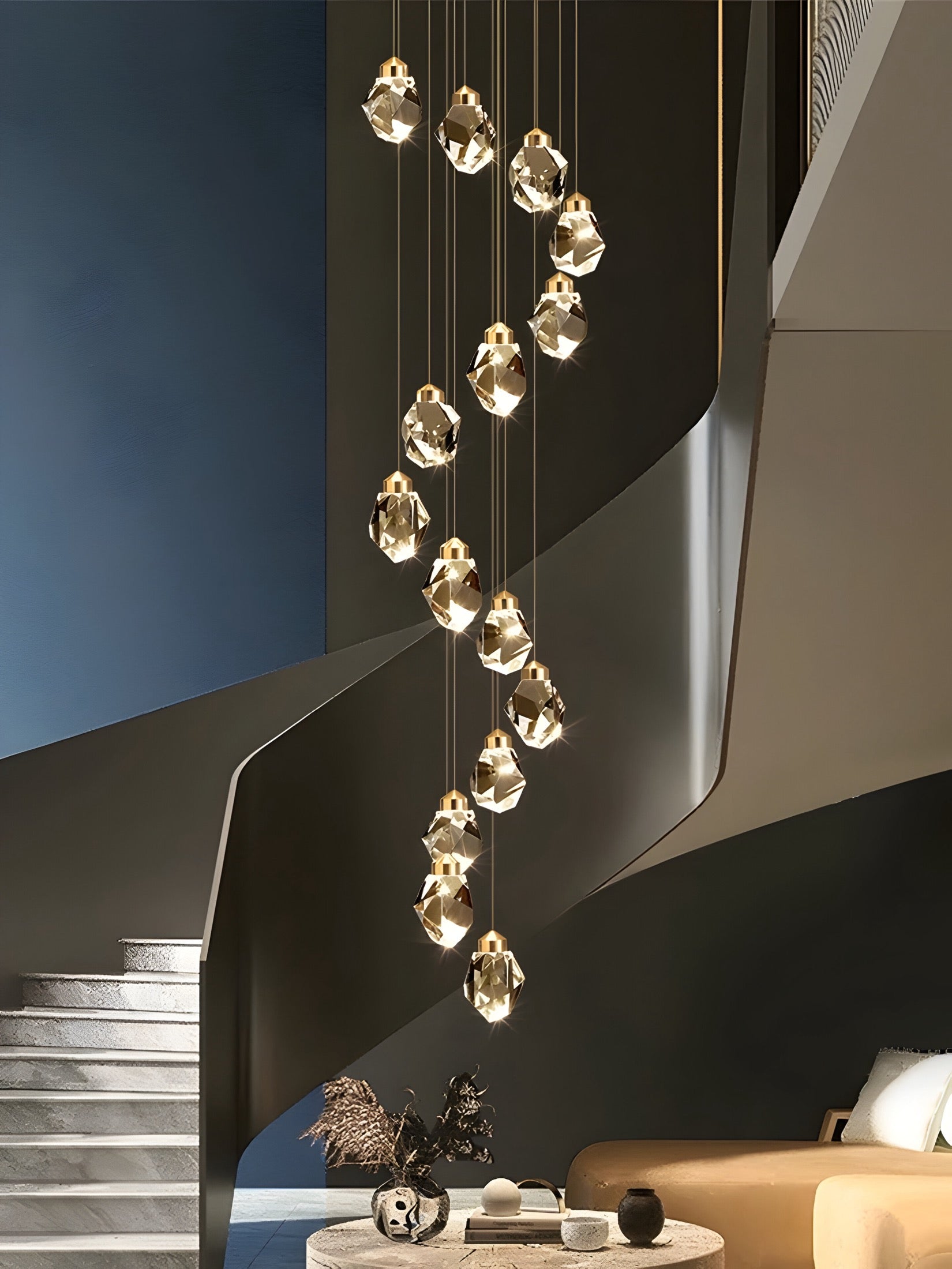 Modern Cristallo chandelier