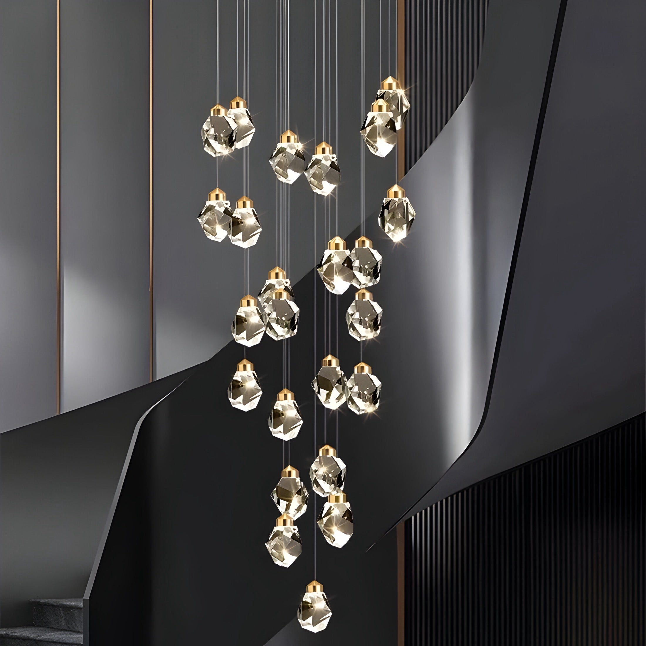 Modern Cristallo chandelier