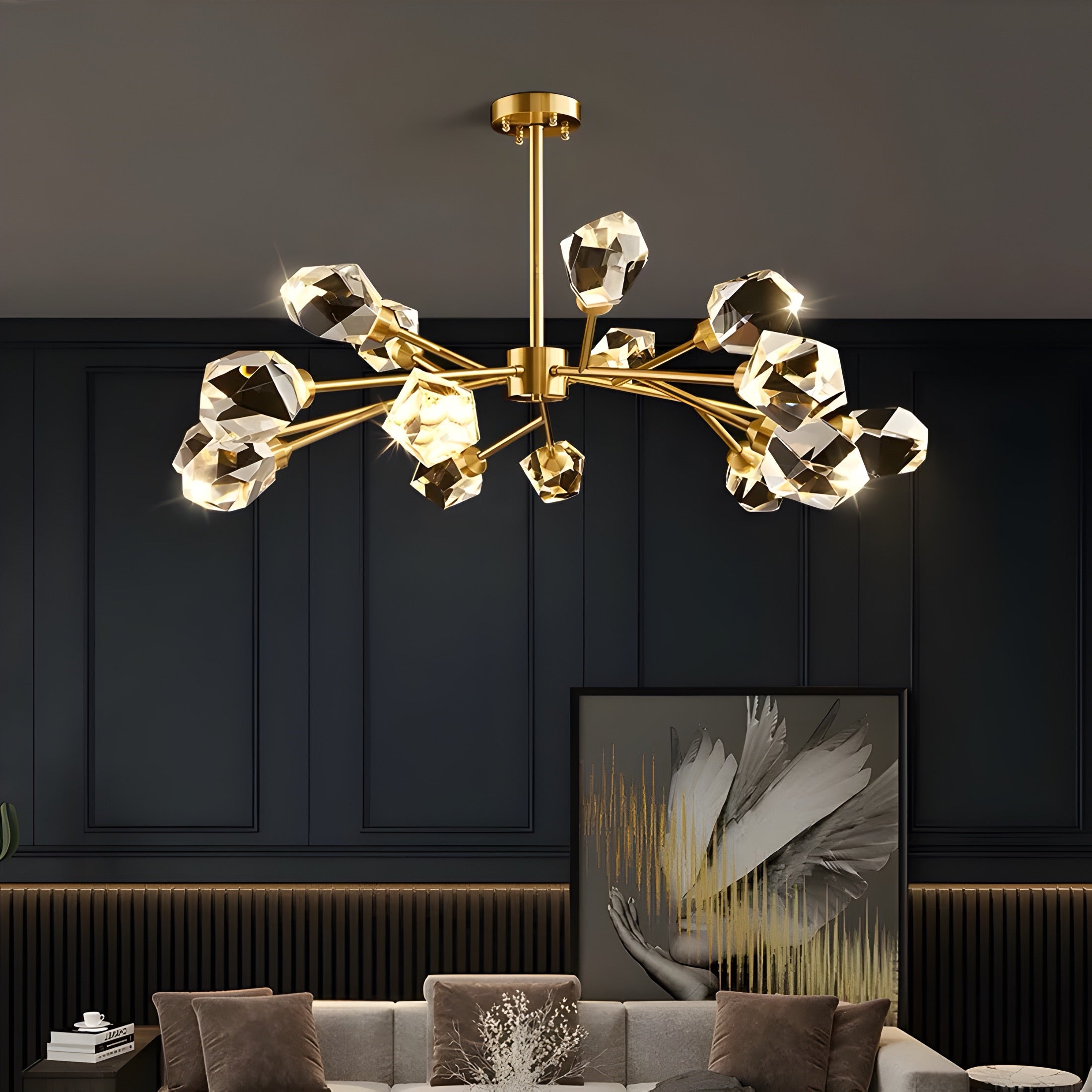 Ceiling lamp Modern Cristallo