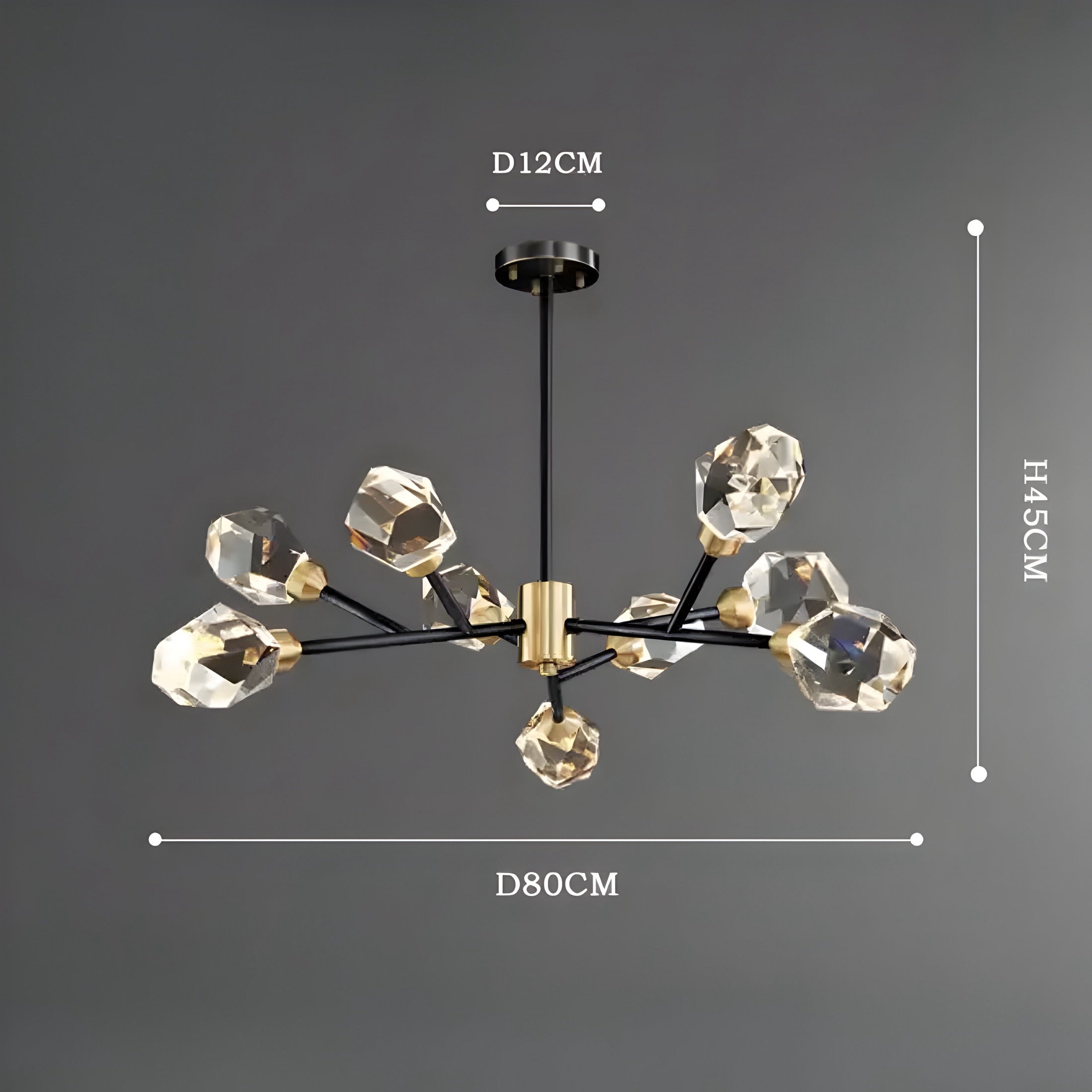 Ceiling lamp Modern Cristallo