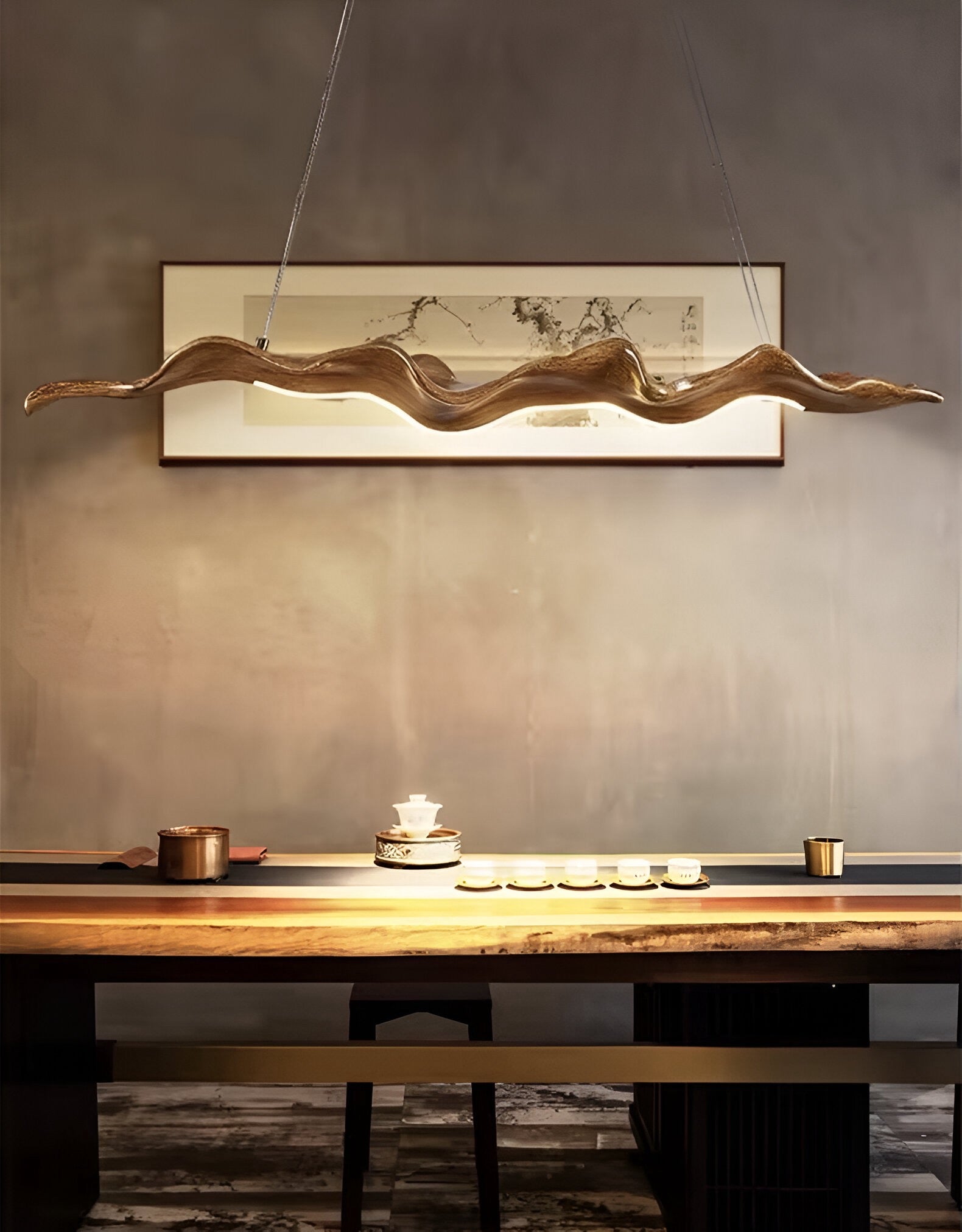 Dining table lamp Japandi