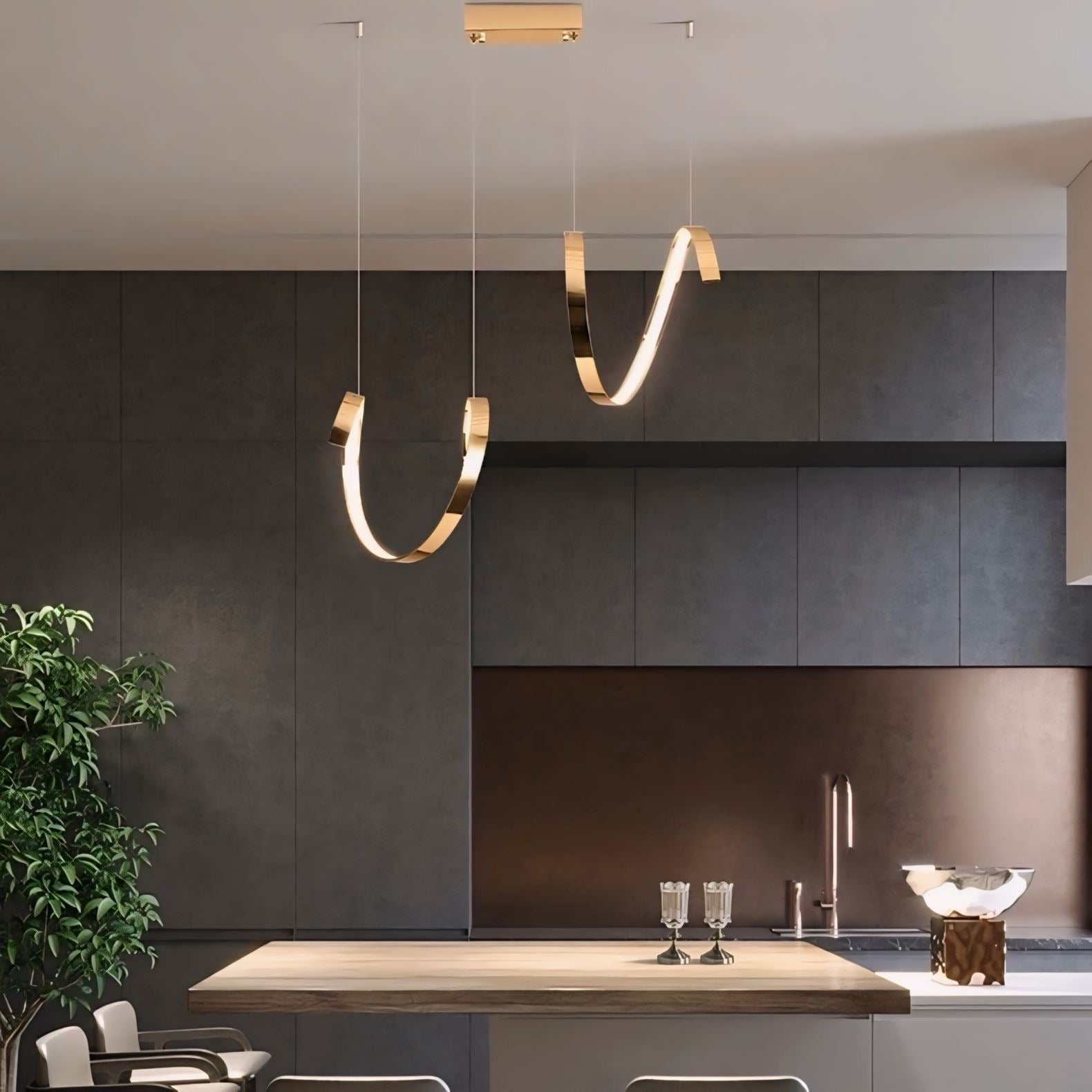 Curvo Deluxe pendant light - BUYnBLUE 