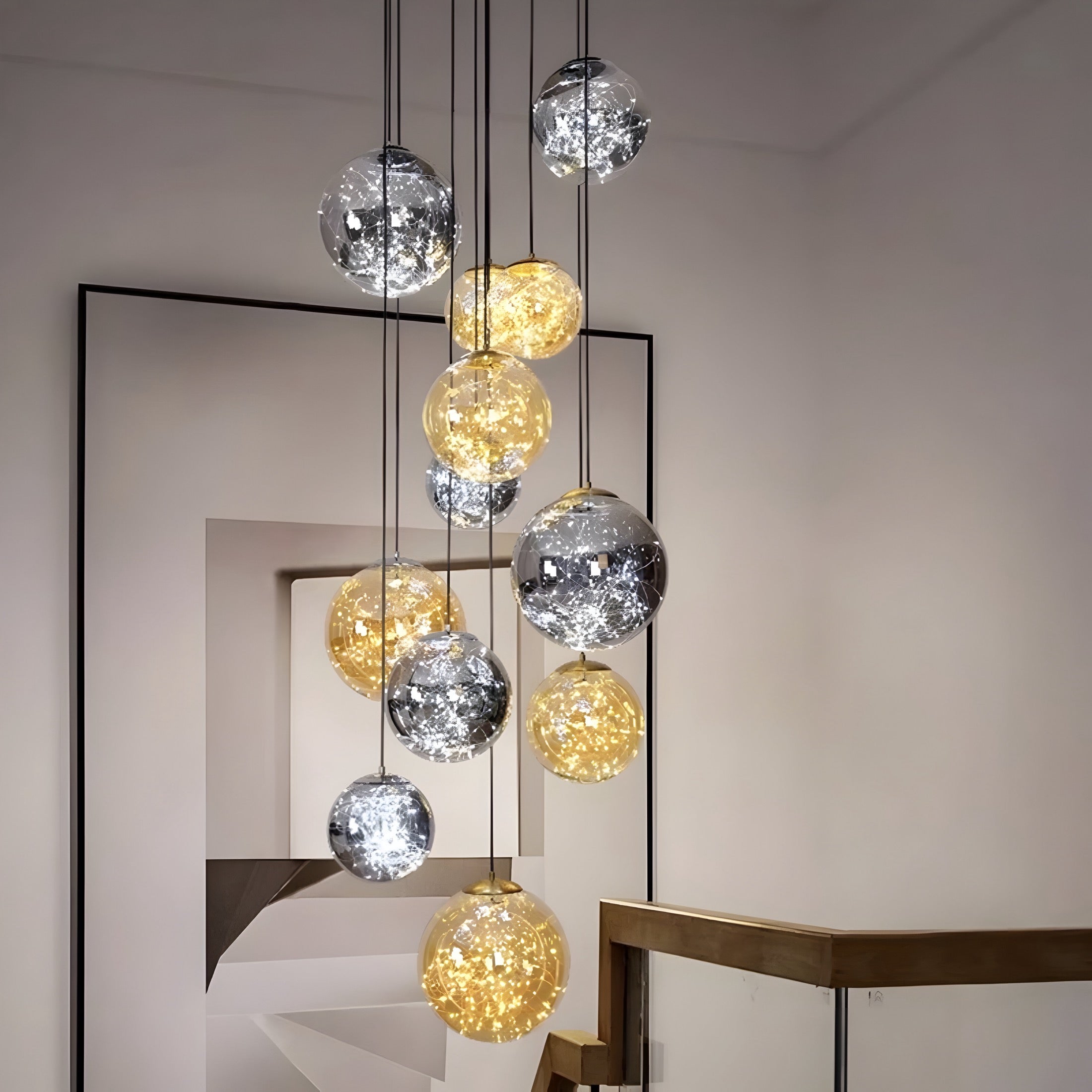 Nordic Bicolor chandelier