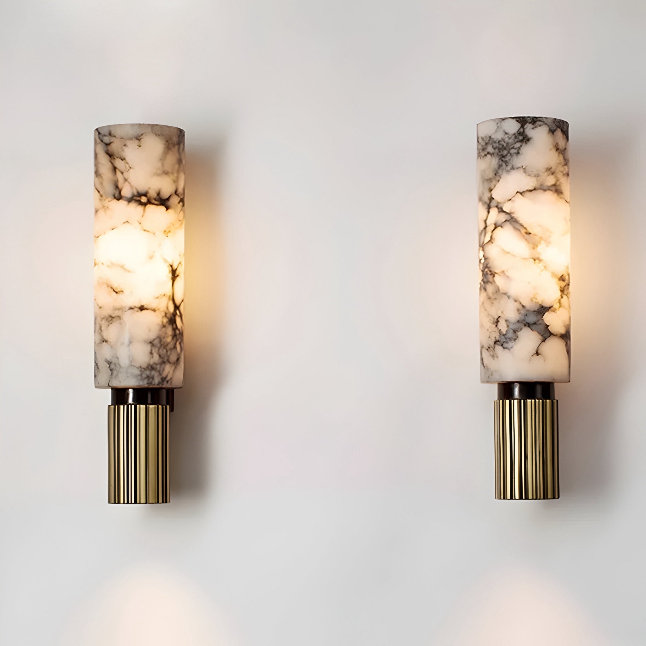 Deluxe marble wall light