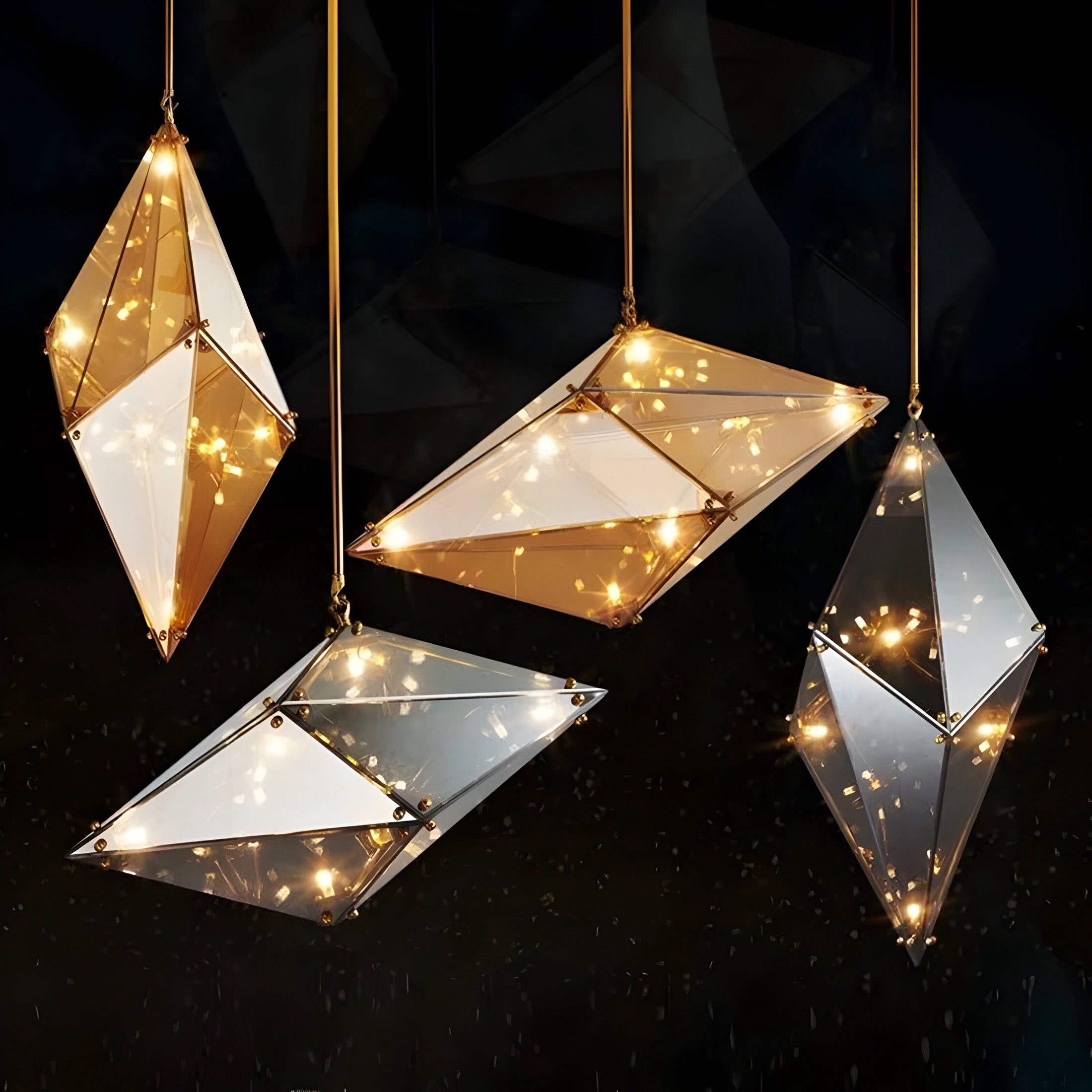 Modern Pendant Lamp Diamante Grezzo