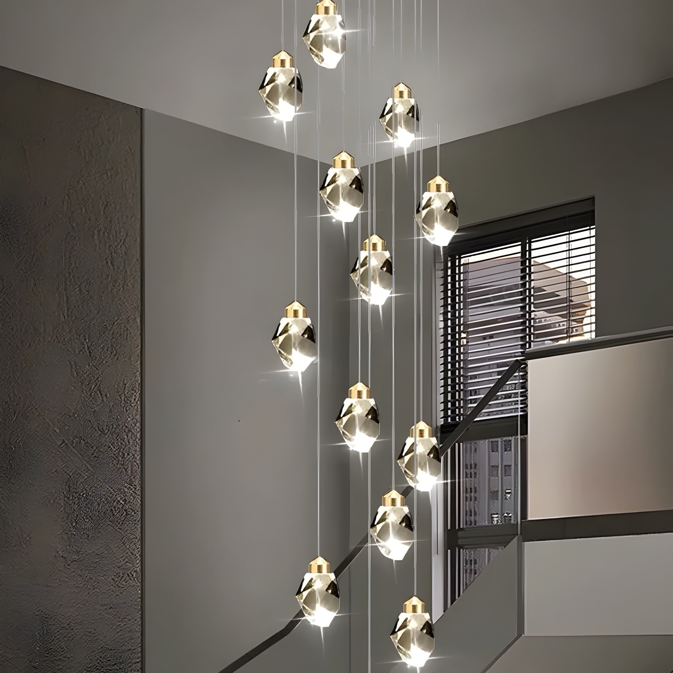 Modern Cristallo chandelier