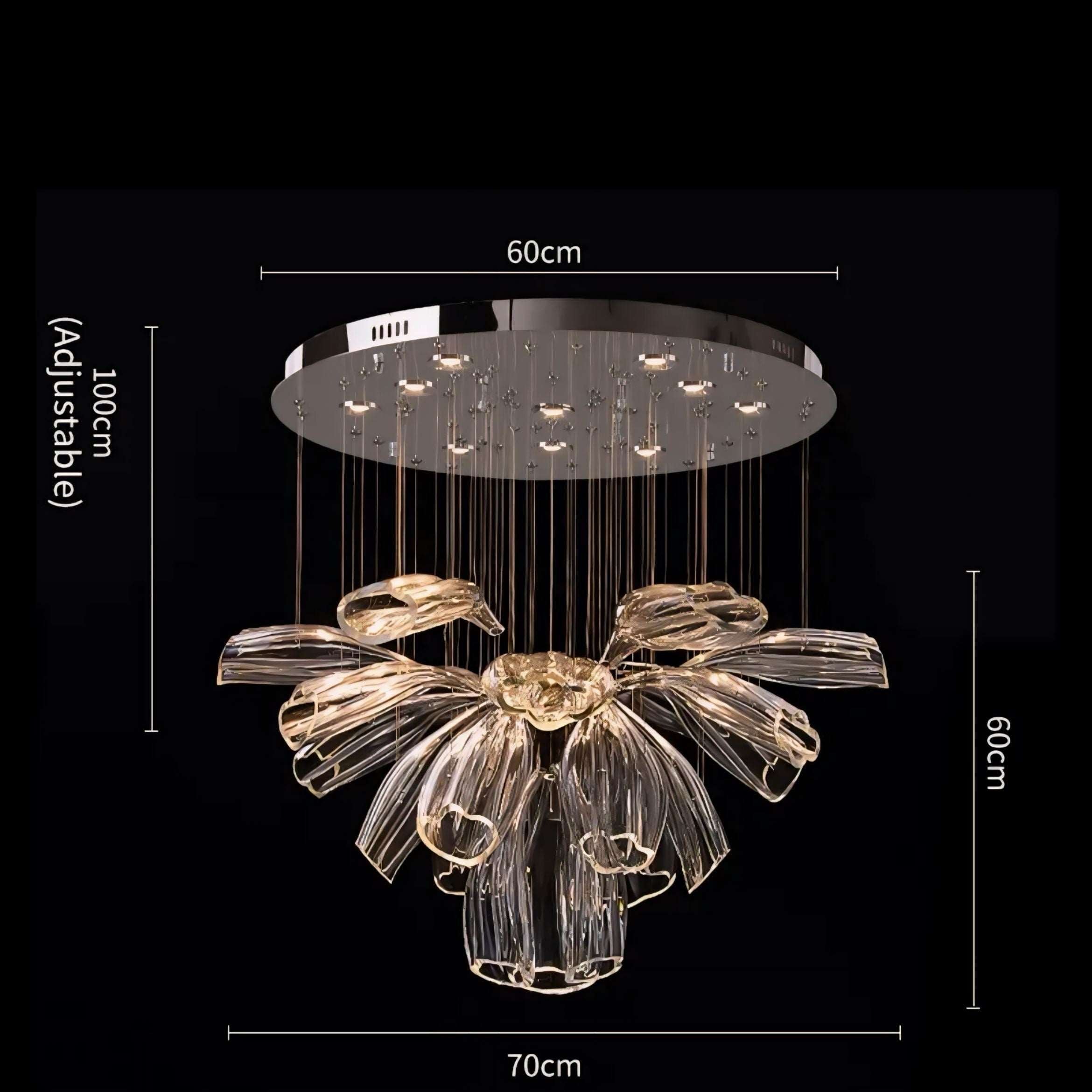 Designer chandelier Fiore - BUYnBLUE 