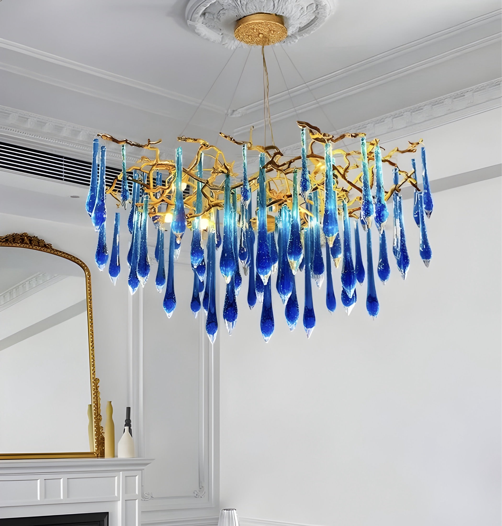 Designer chandelier Felice Bleu BUYnBLUE