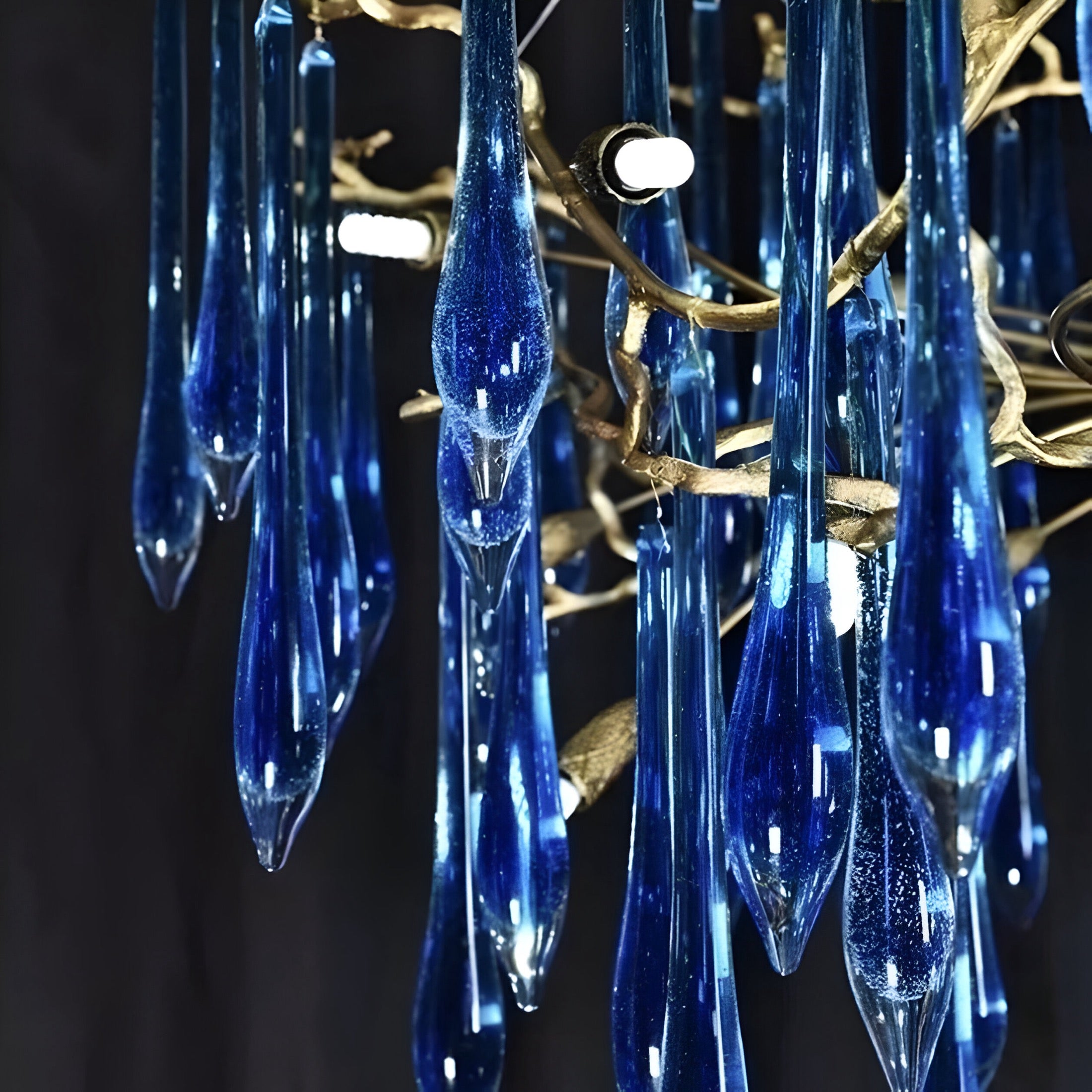 Designer chandelier Felice Bleu BUYnBLUE