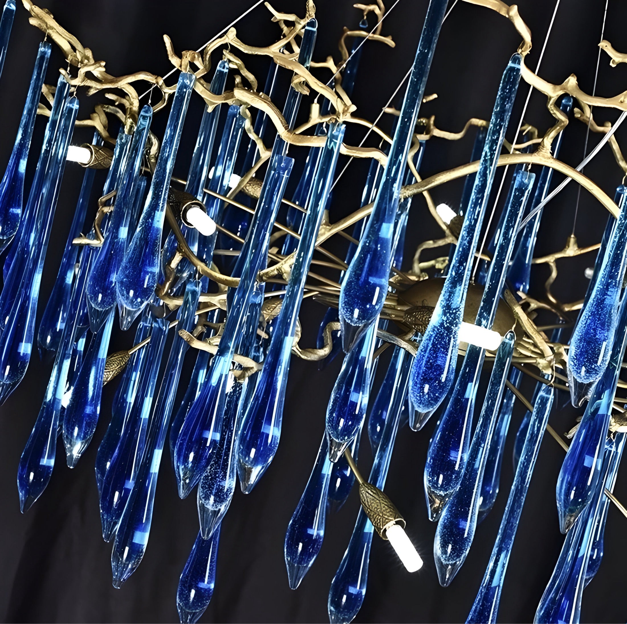 Designer chandelier Felice Bleu BUYnBLUE