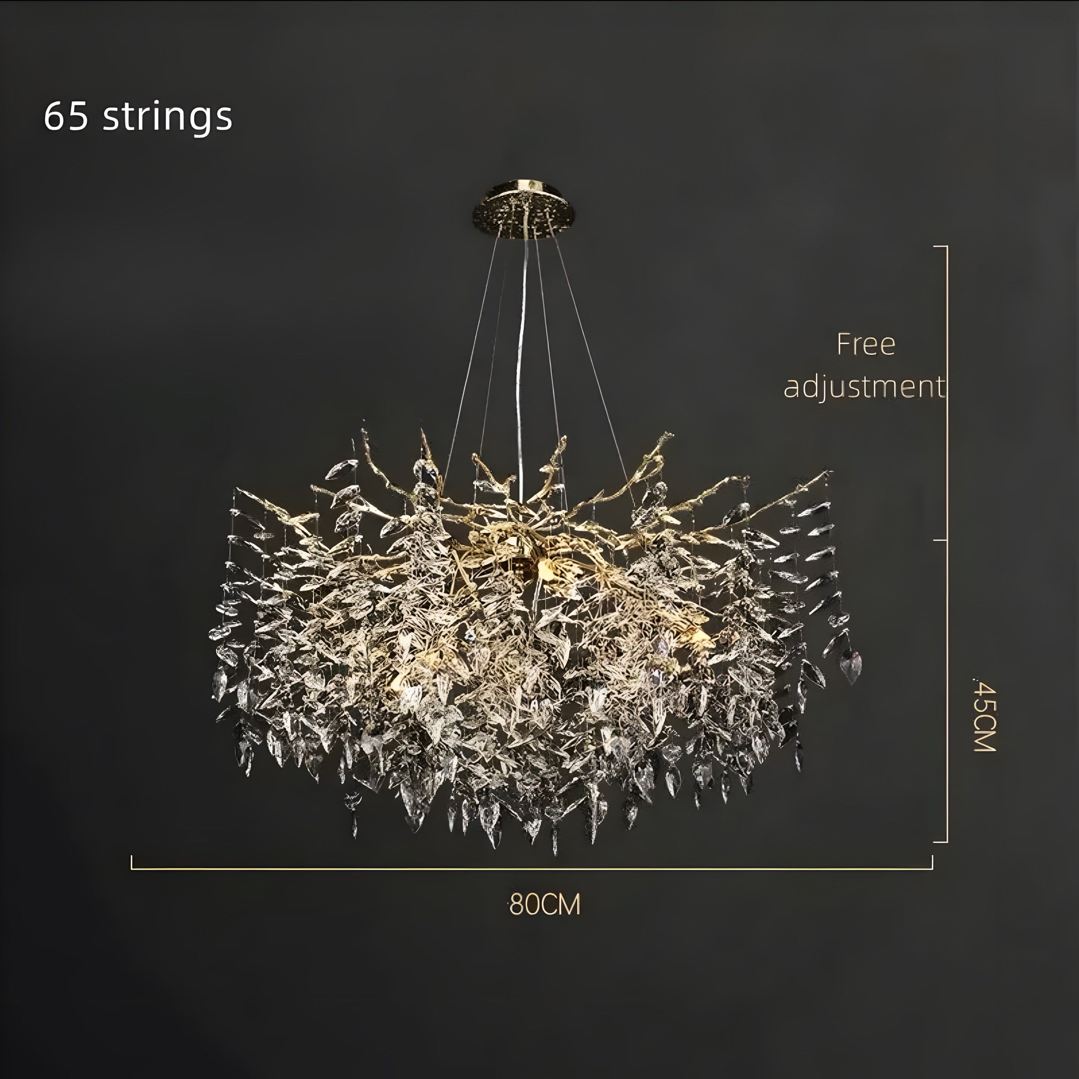 Designer chandelier Scintillio BUYnBLUE