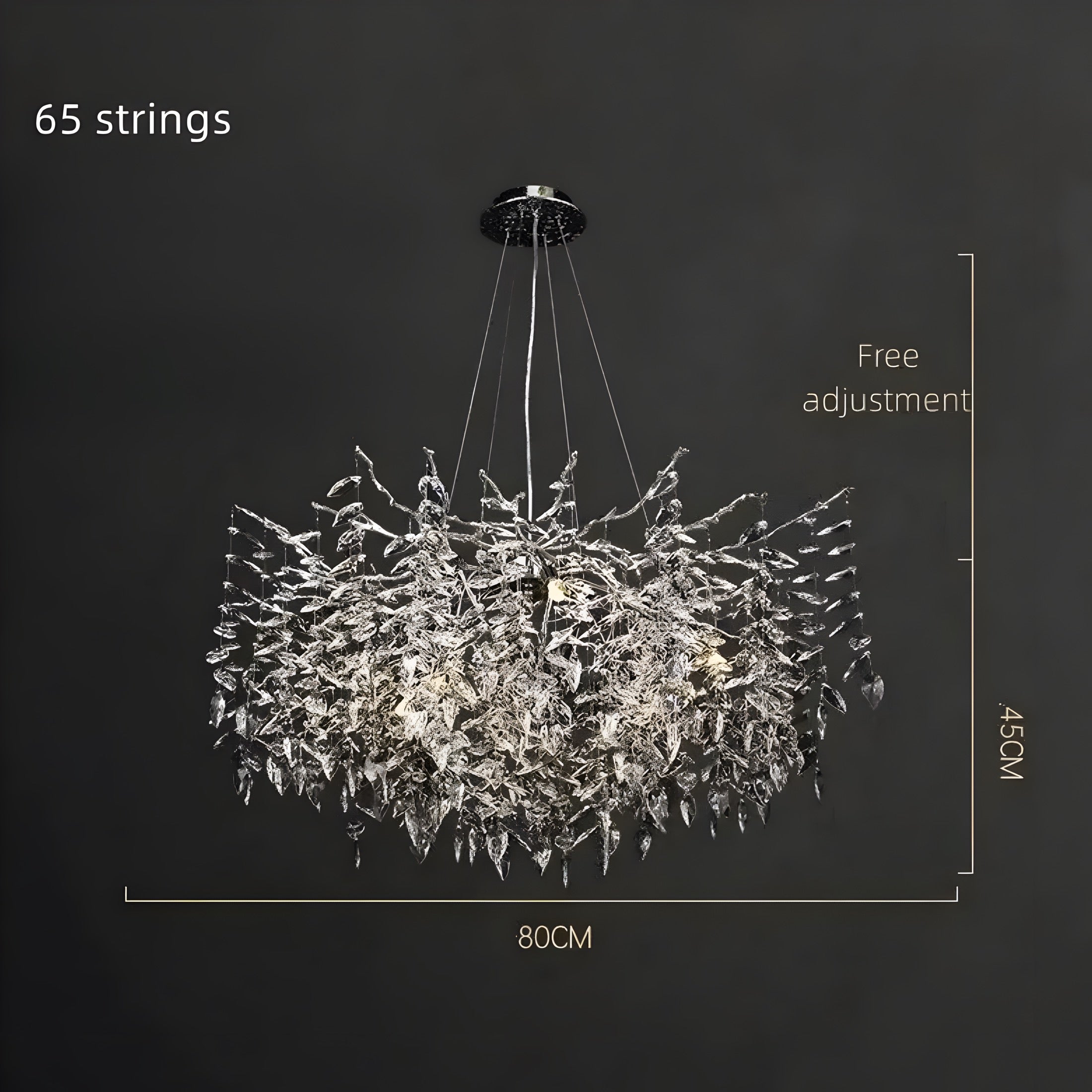 Designer chandelier Scintillio BUYnBLUE