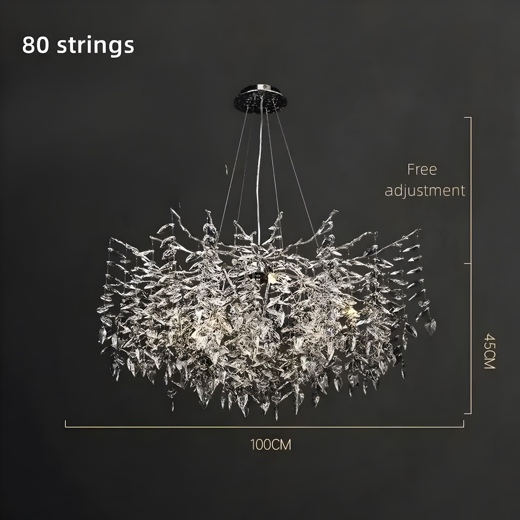 Designer chandelier Scintillio BUYnBLUE