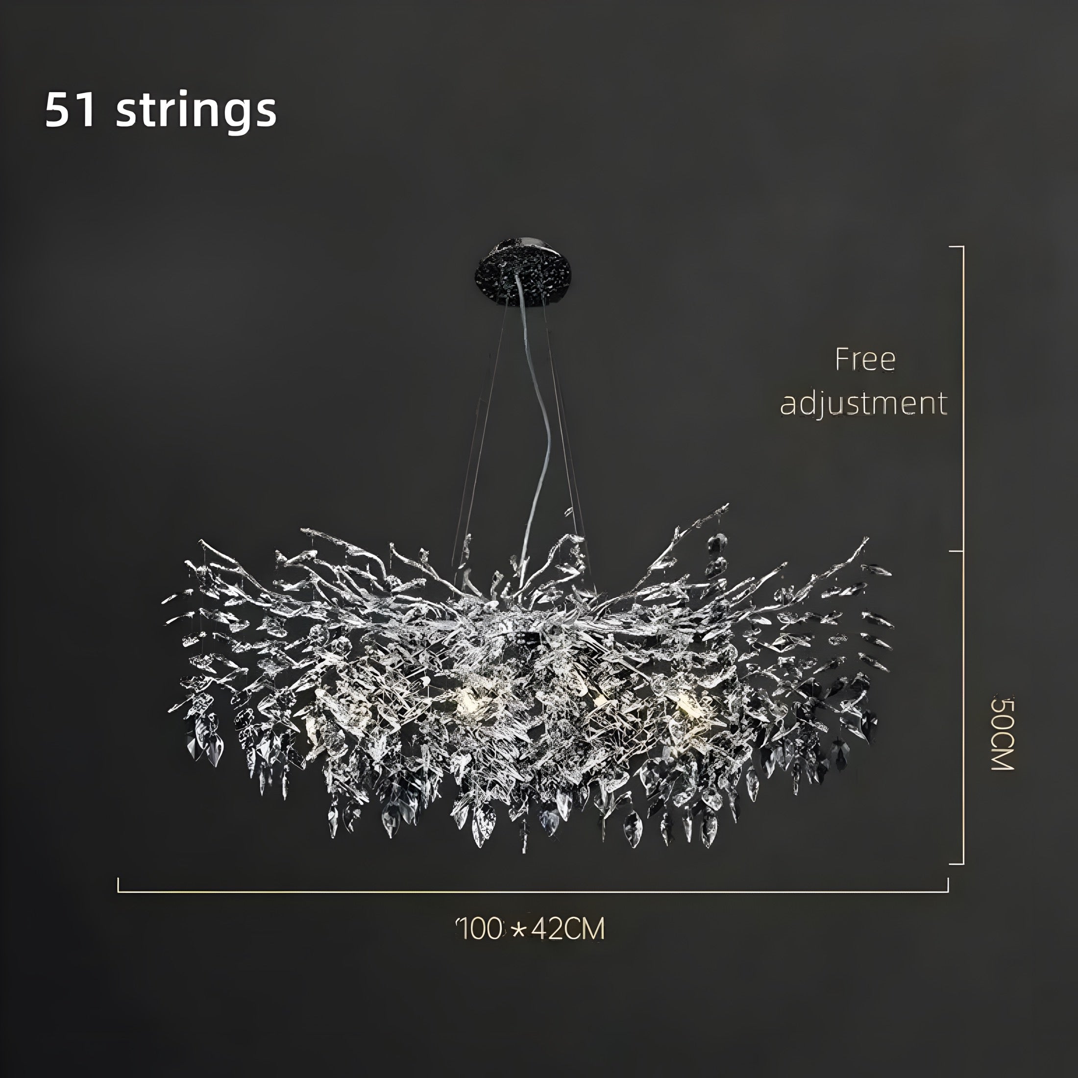 Designer chandelier Scintillio BUYnBLUE