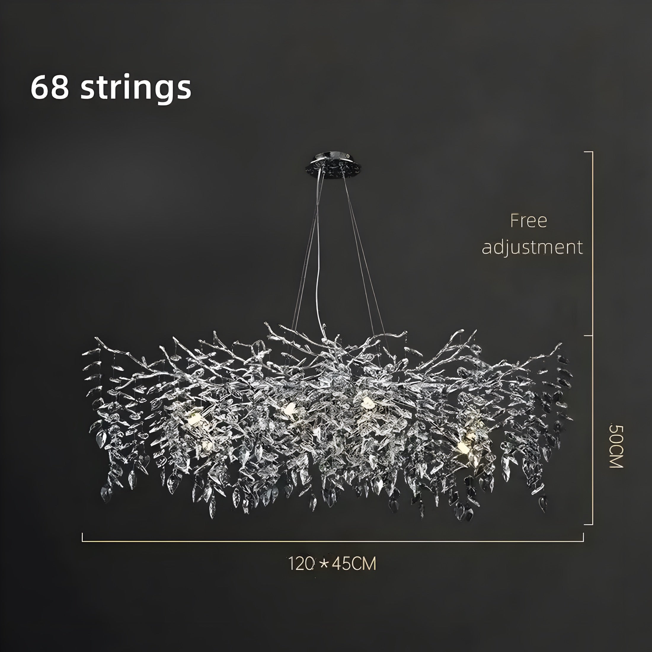 Designer chandelier Scintillio BUYnBLUE