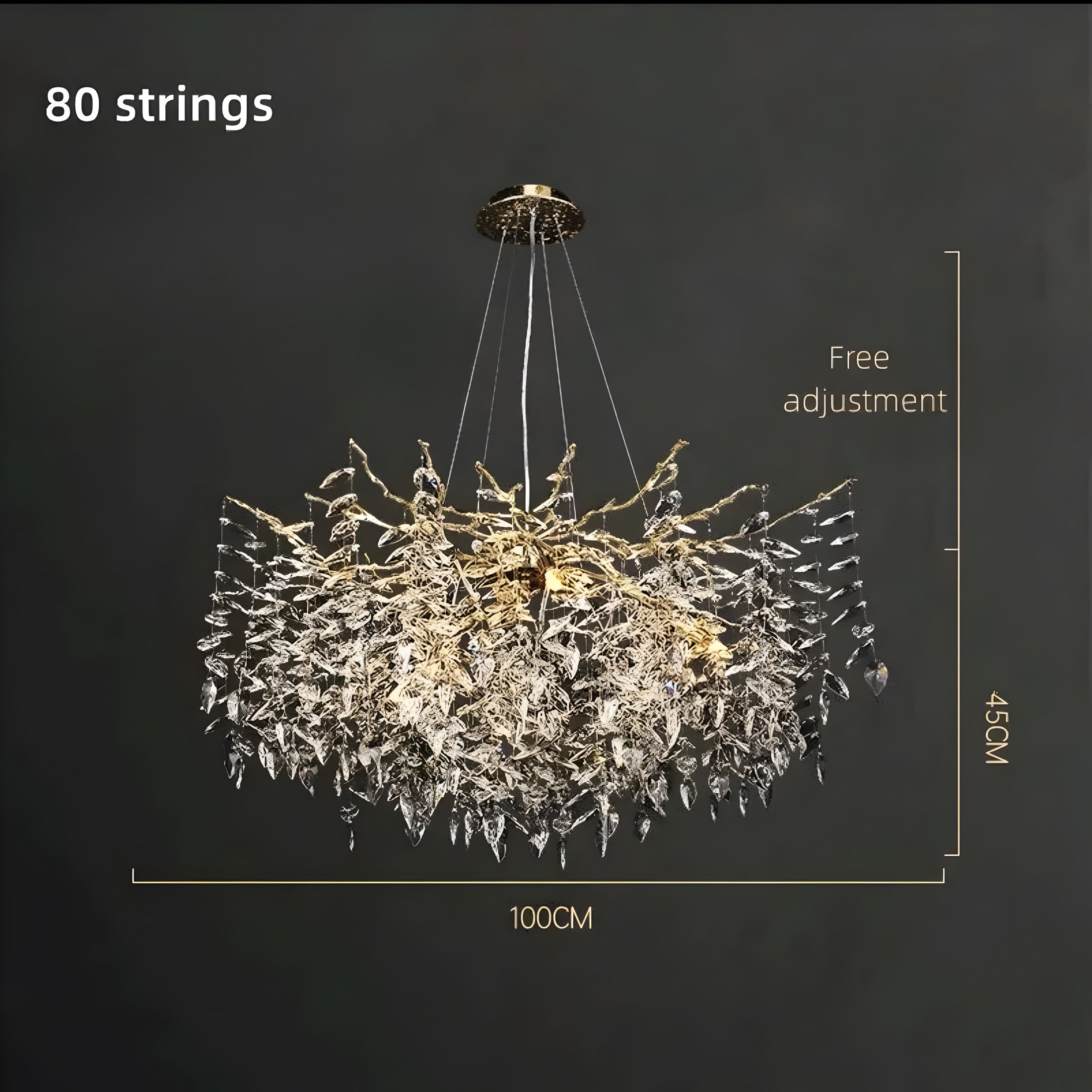 Designer chandelier Scintillio BUYnBLUE