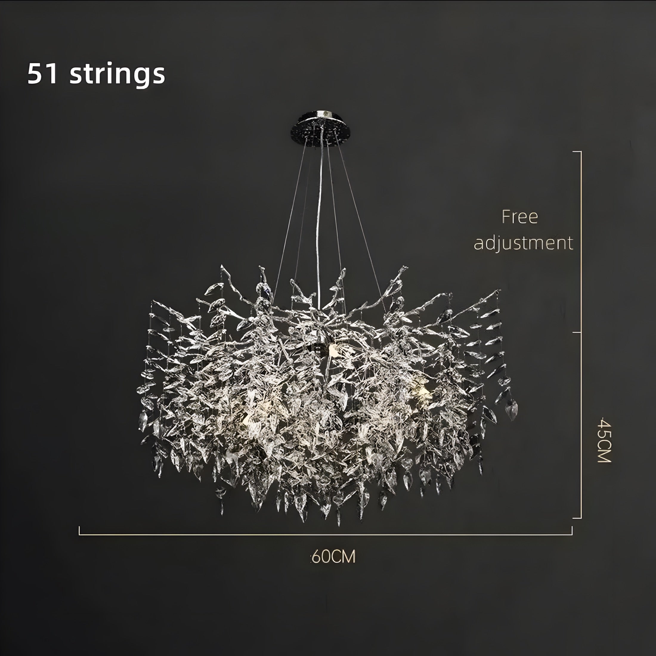 Designer chandelier Scintillio BUYnBLUE