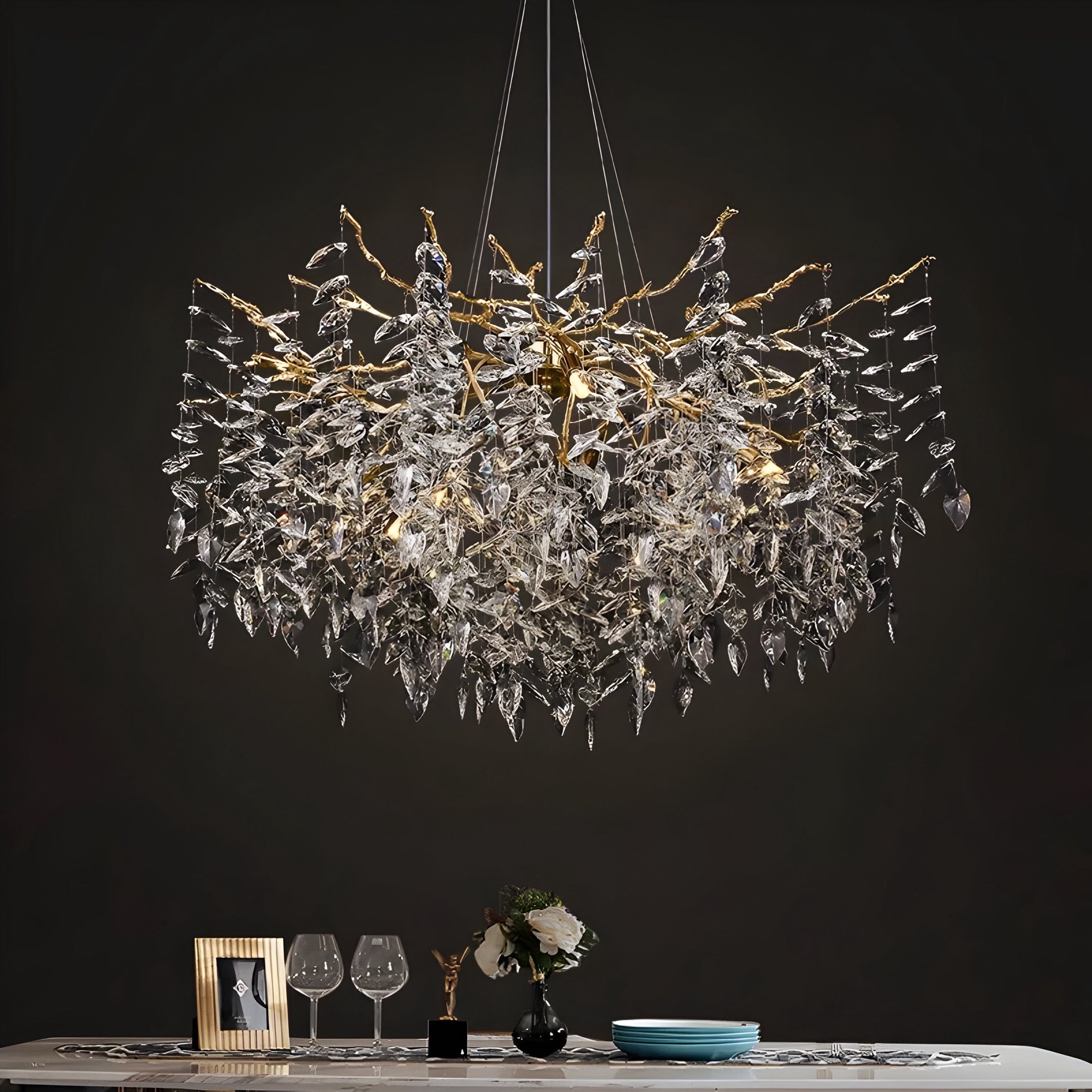 Designer chandelier Scintillio