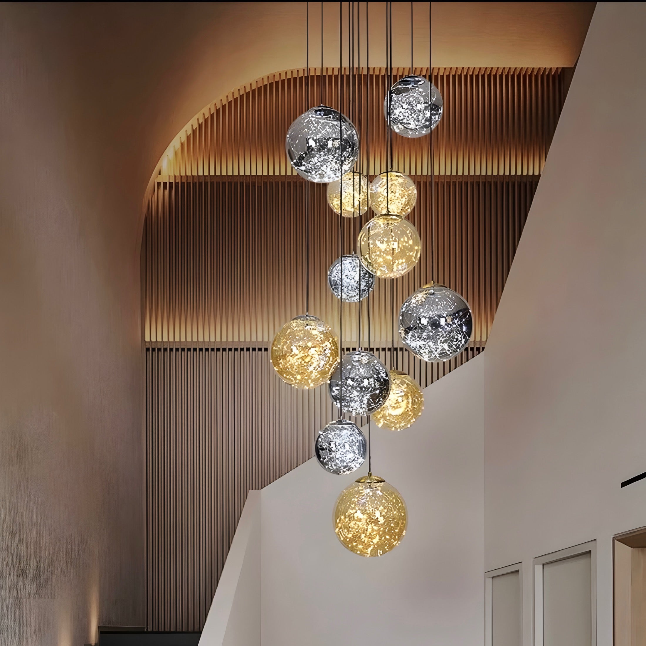 Nordic Bicolor chandelier